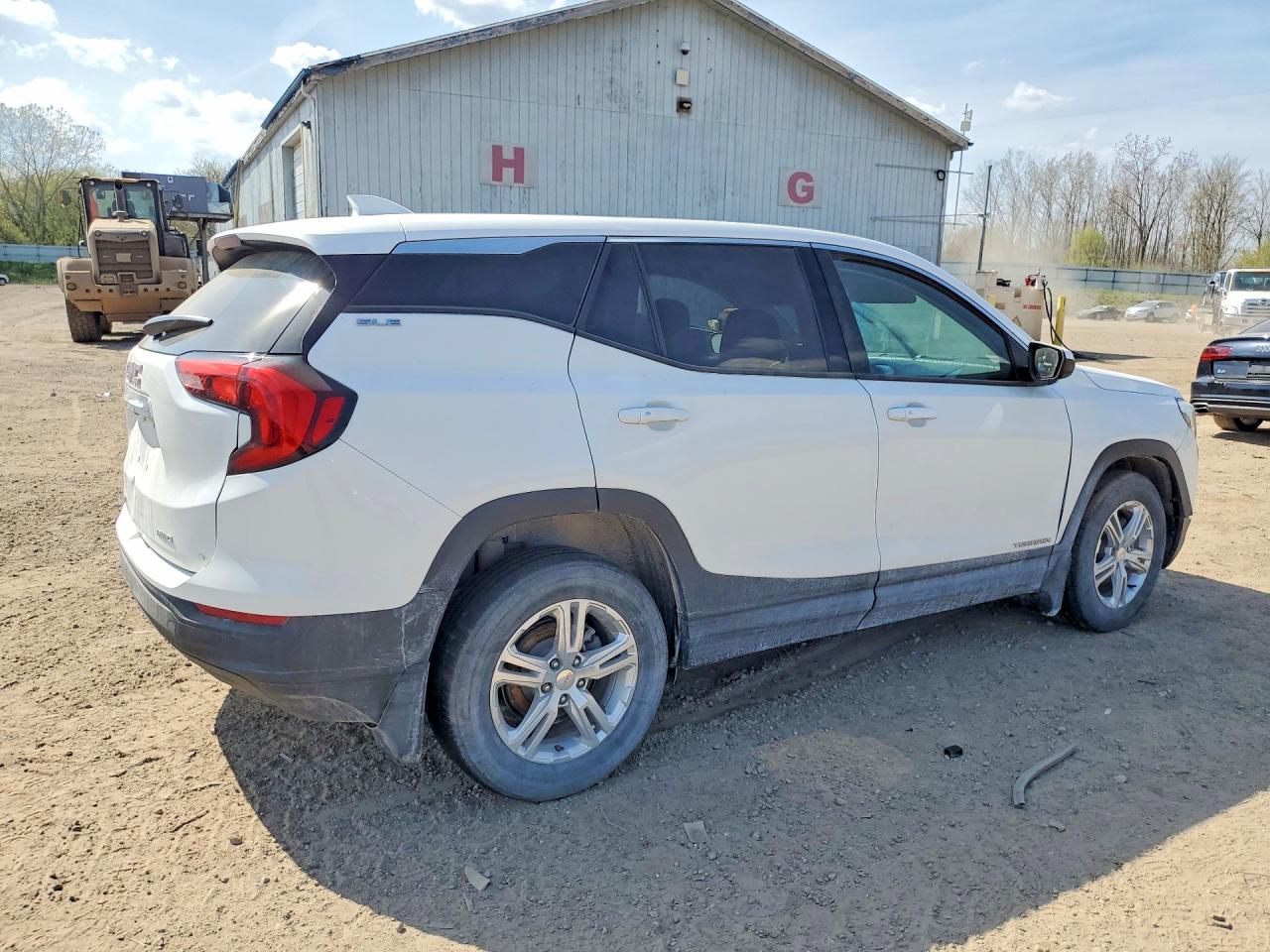 2019 Gmc Terrain Sle White vin: 3GKALTEV7KL346719