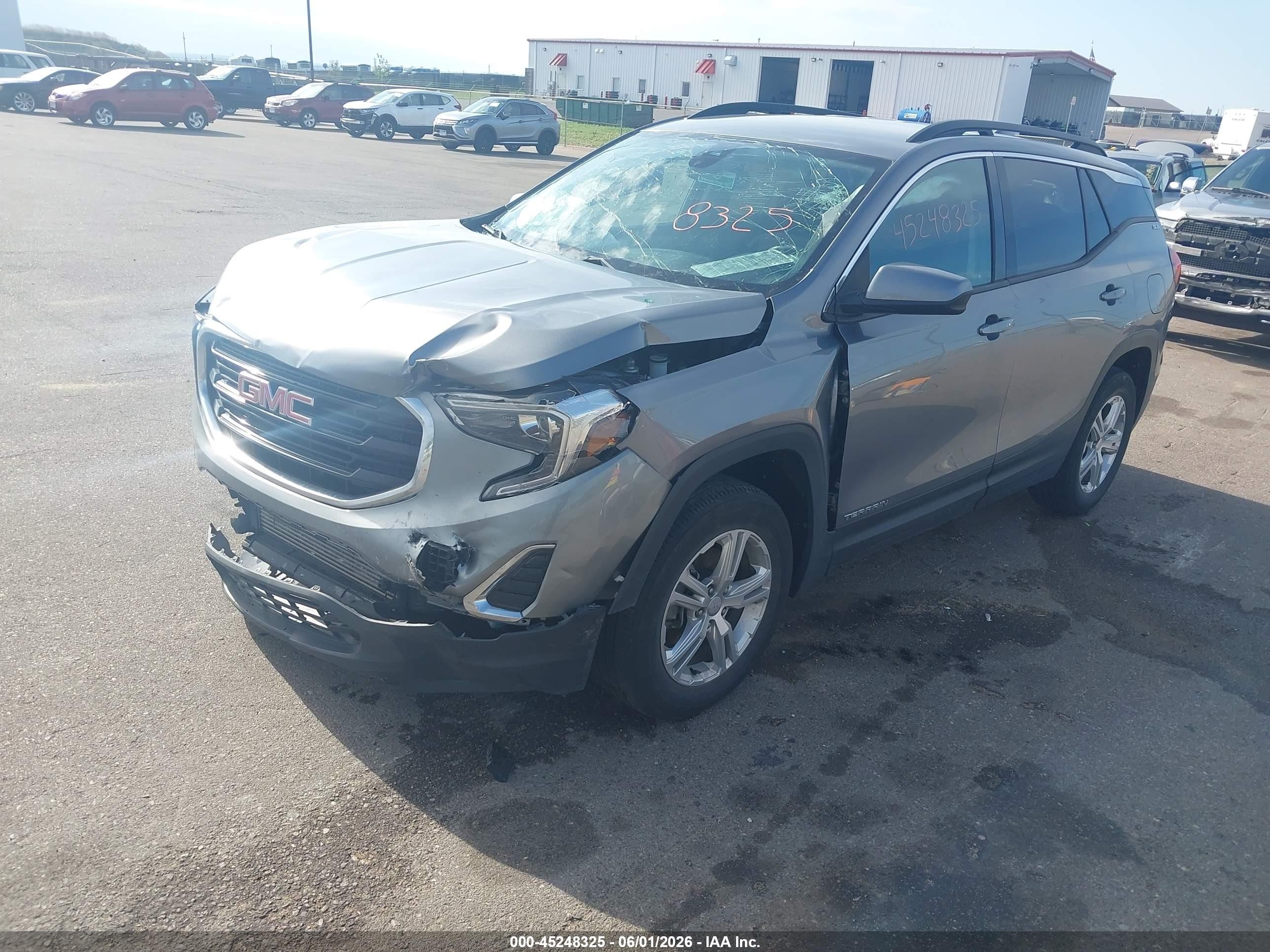 2020 Gmc Terrain Awd Sle Gray vin: 3GKALTEV8LL208611
