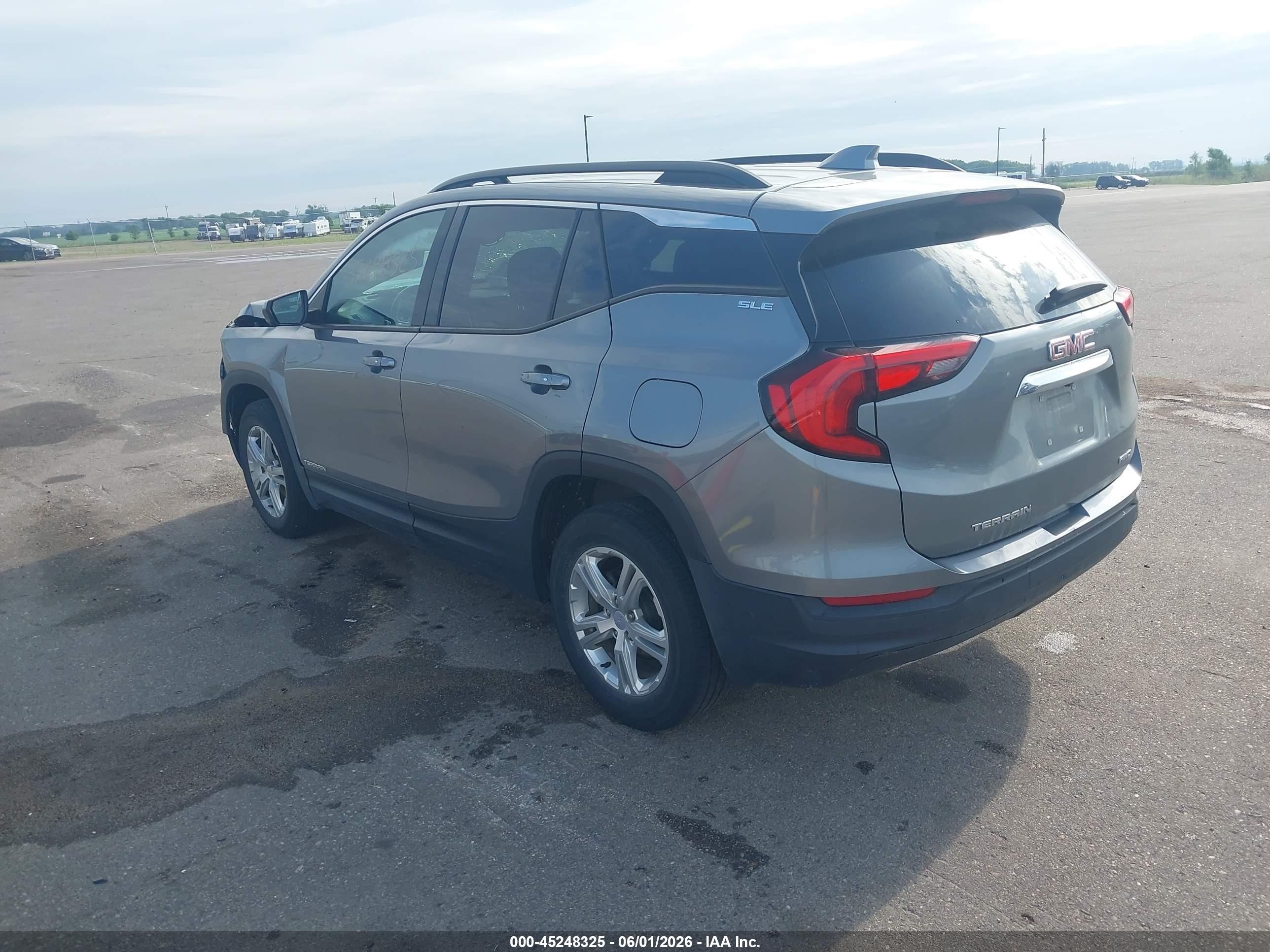 2020 Gmc Terrain Awd Sle Gray vin: 3GKALTEV8LL208611
