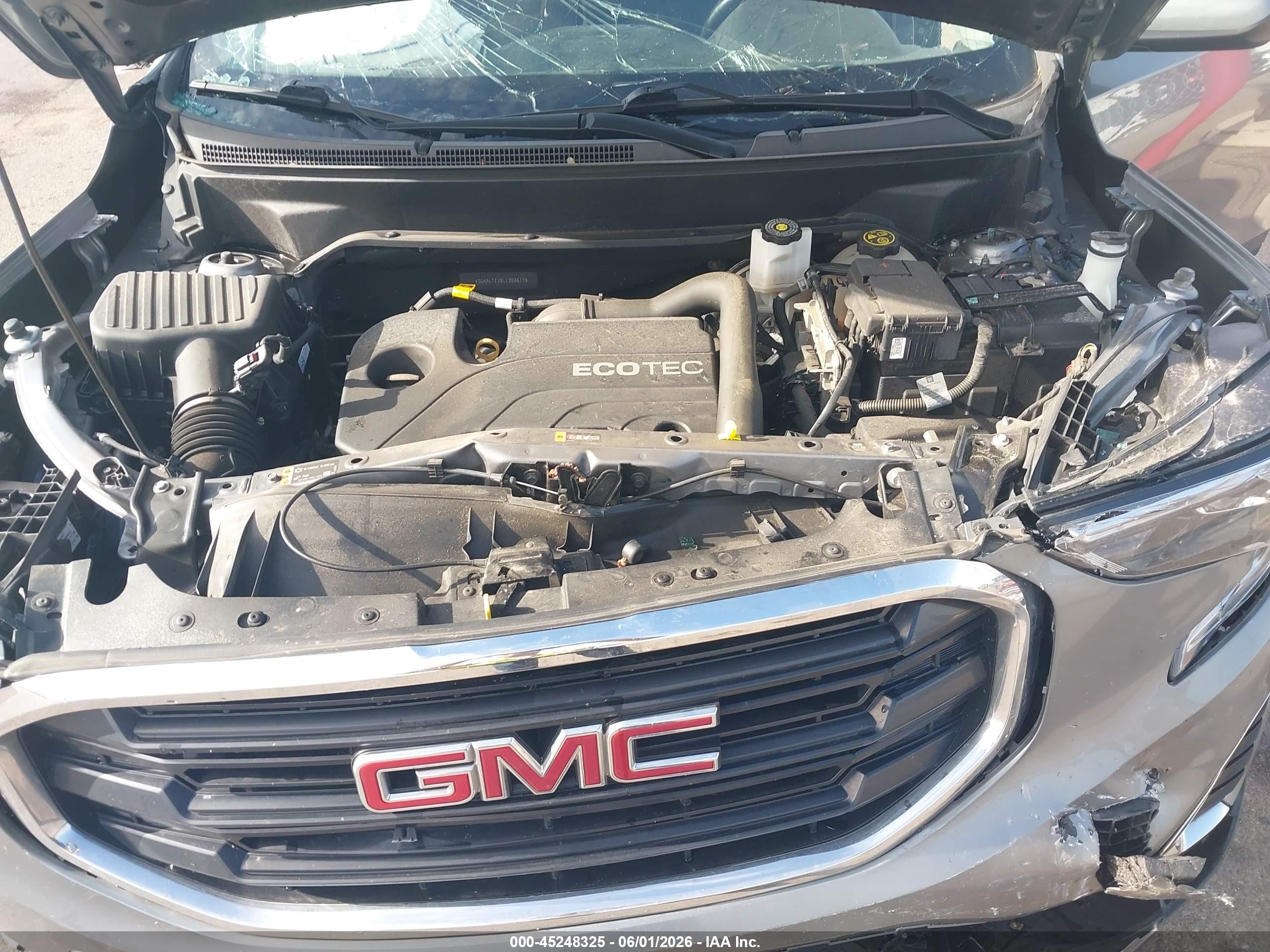 2020 Gmc Terrain Awd Sle Gray vin: 3GKALTEV8LL208611