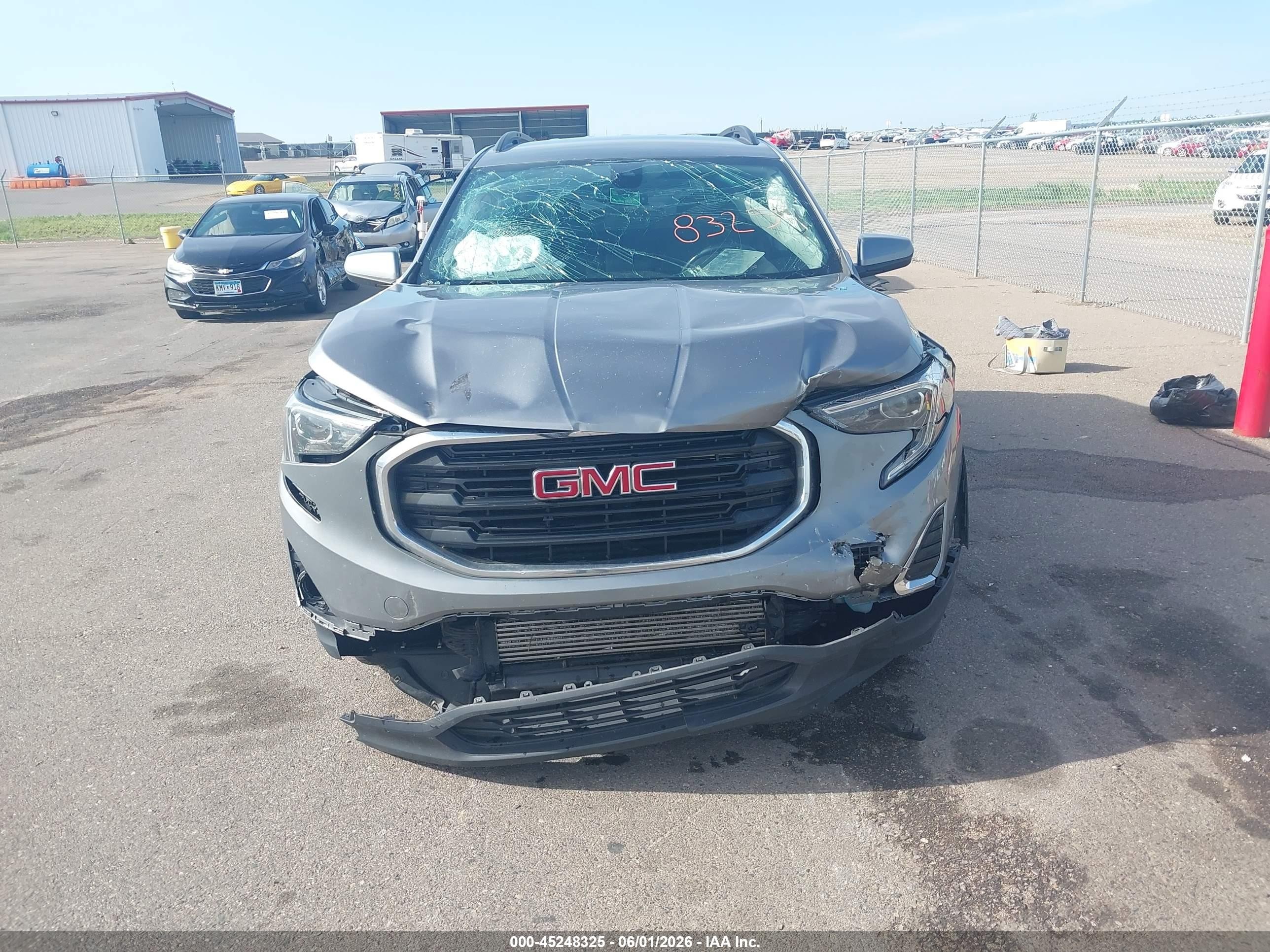 2020 Gmc Terrain Awd Sle Gray vin: 3GKALTEV8LL208611