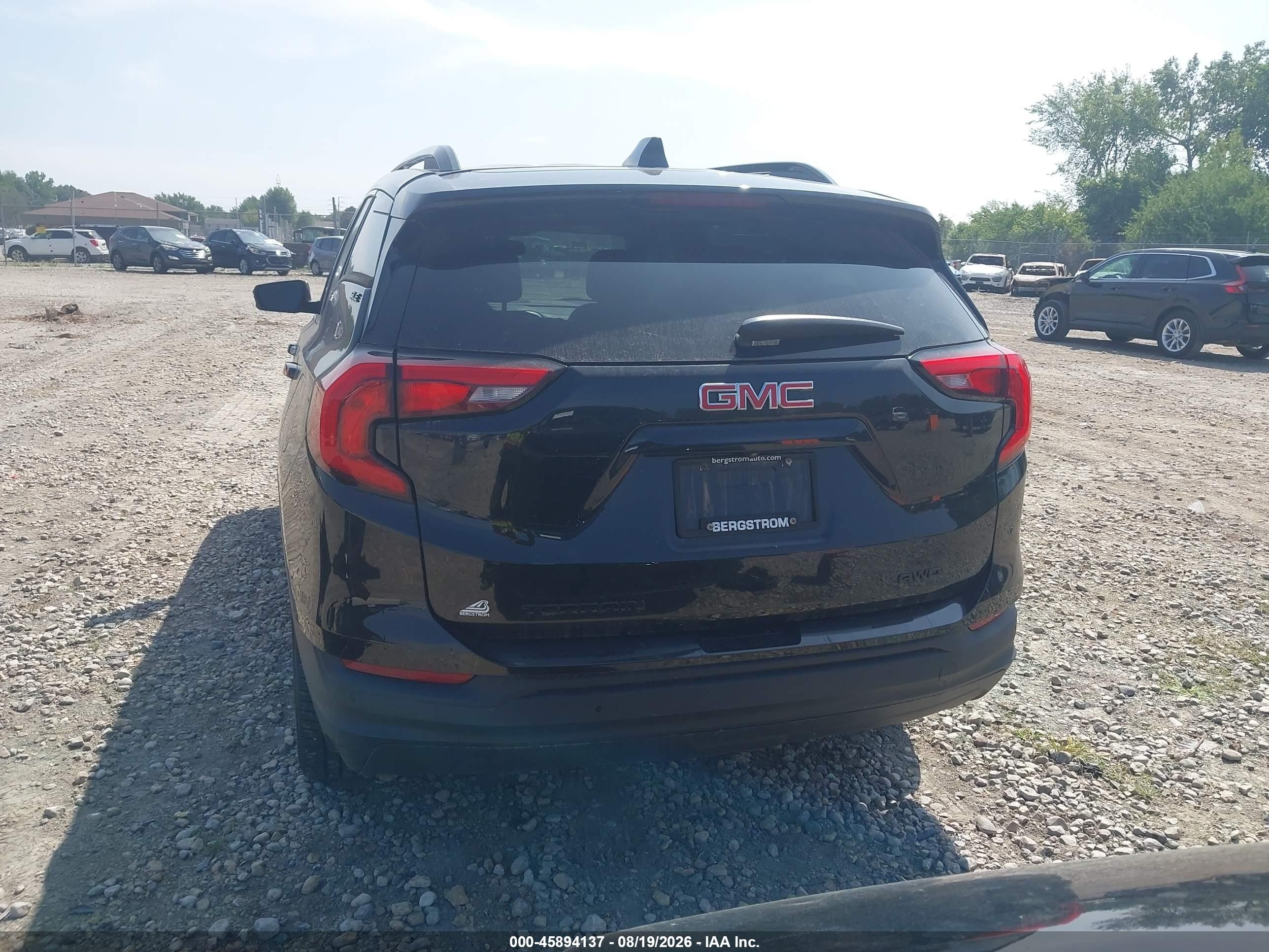 2019 Gmc Terrain Sle Black vin: 3GKALTEV9KL328240