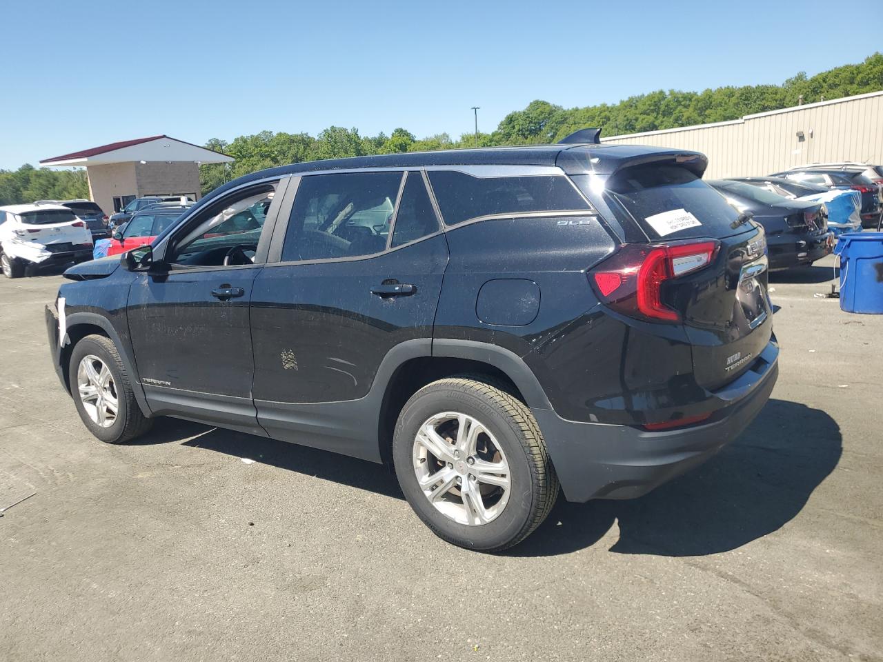 2022 Gmc Terrain Sle Black vin: 3GKALTEV9NL177422 Damage: Left Rear Door, Multiple Scratches Light, 10 Or More