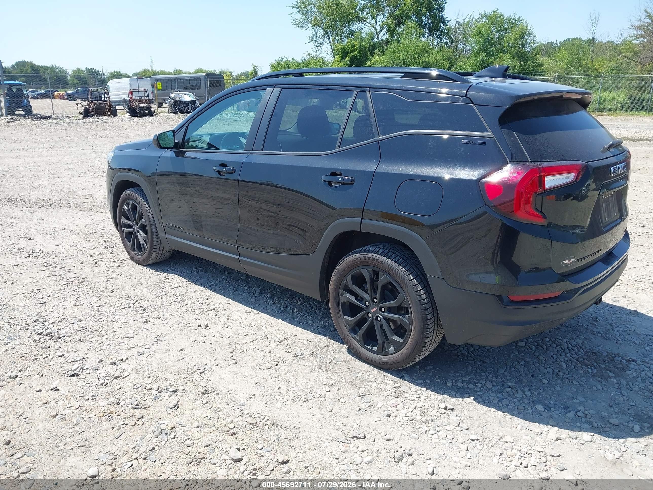 2022 Gmc Terrain Sle Black vin: 3GKALTEV9NL293381