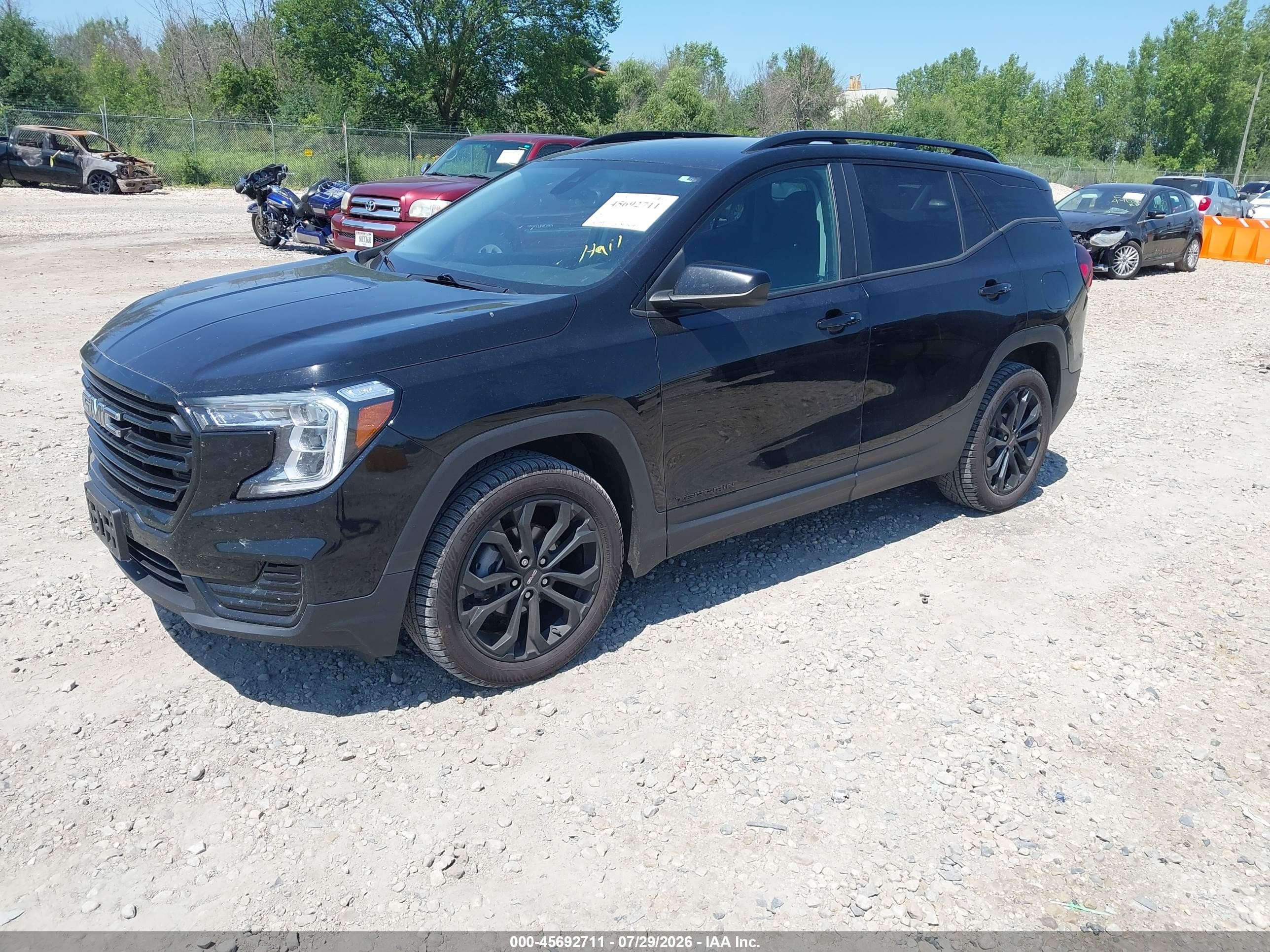 2022 Gmc Terrain Sle Black vin: 3GKALTEV9NL293381
