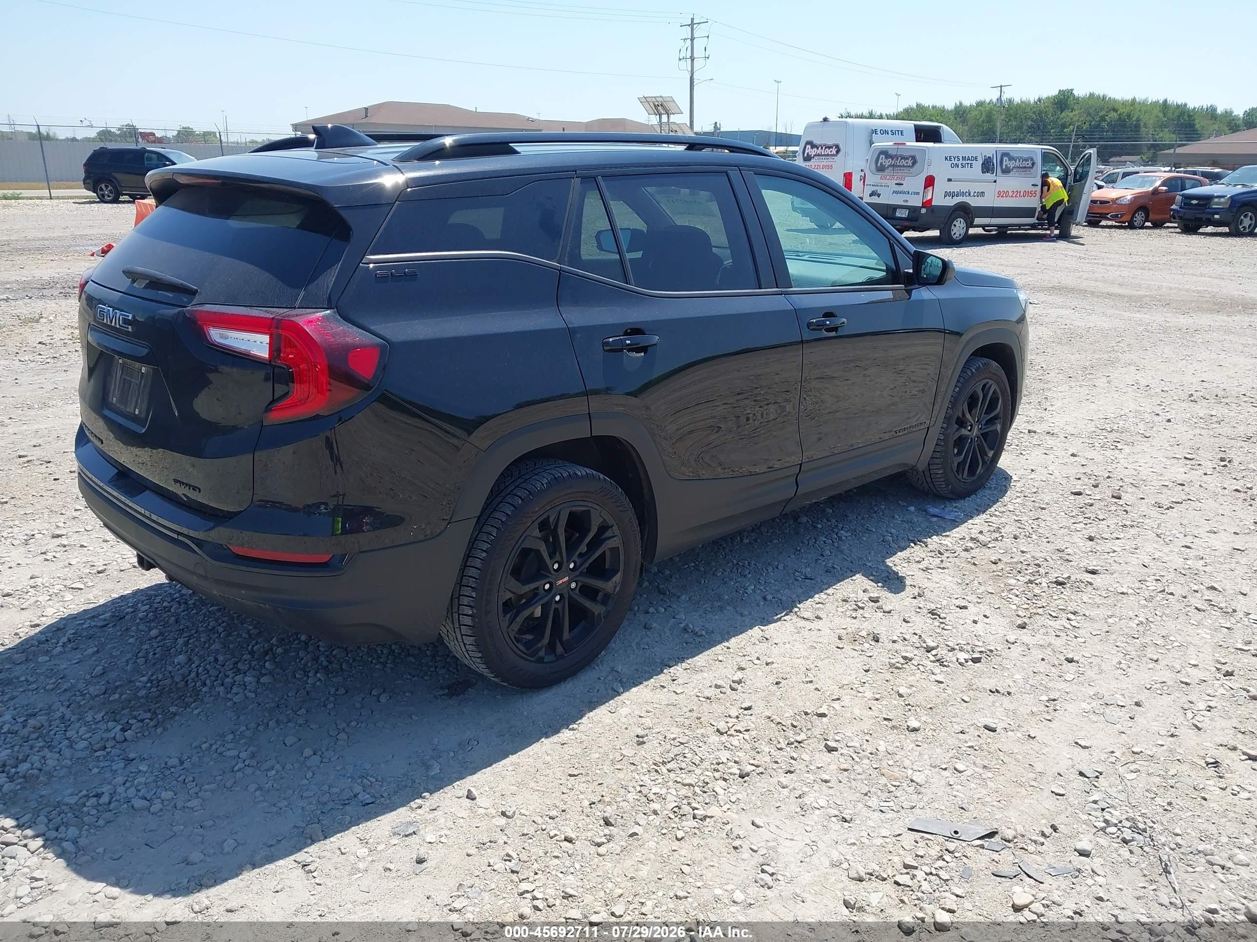 2022 Gmc Terrain Sle Black vin: 3GKALTEV9NL293381