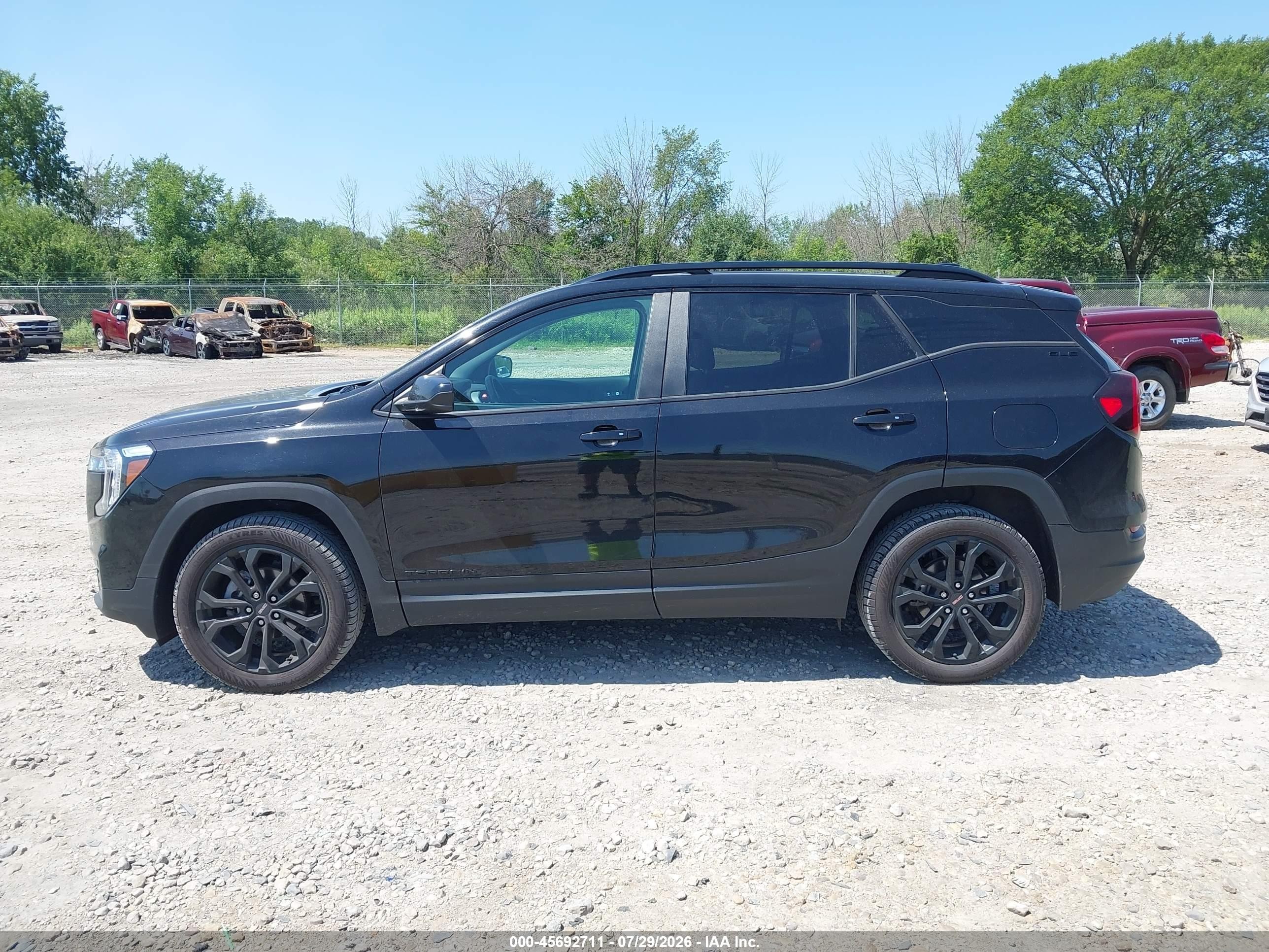 2022 Gmc Terrain Sle Black vin: 3GKALTEV9NL293381