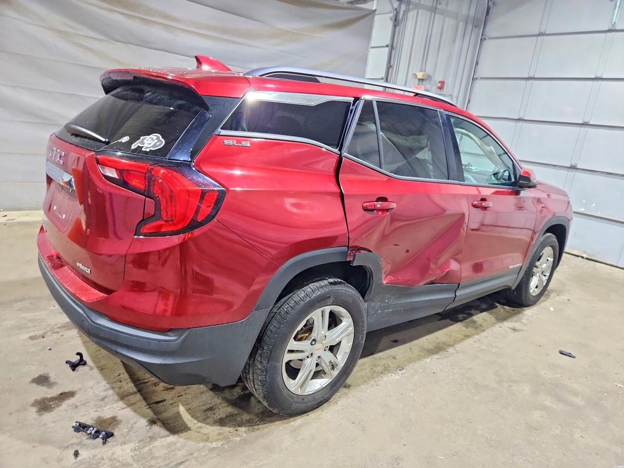 2018 Gmc Terrain Sle Maroon vin: 3GKALTEVXJL358345
