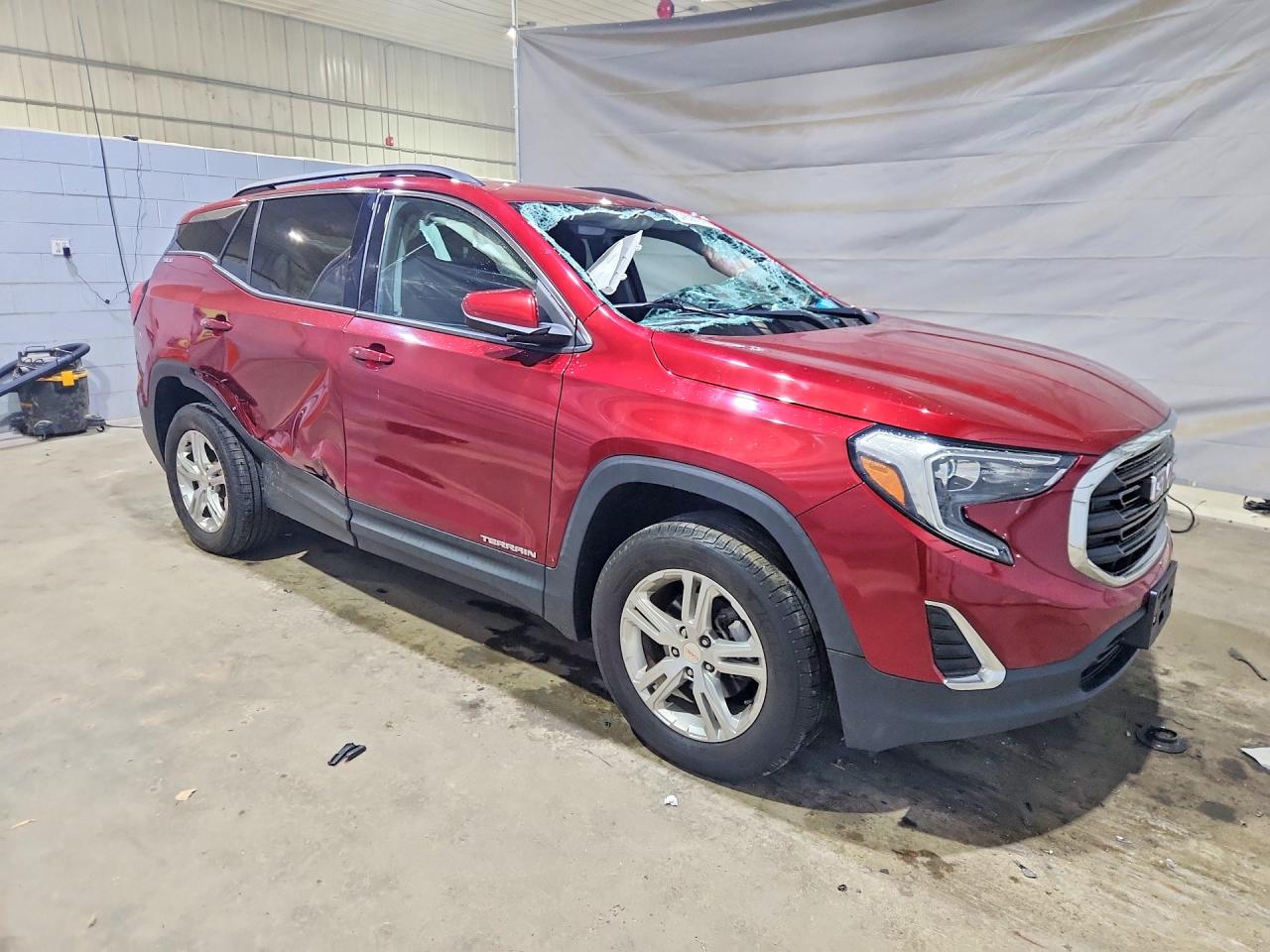 2018 Gmc Terrain Sle Maroon vin: 3GKALTEVXJL358345