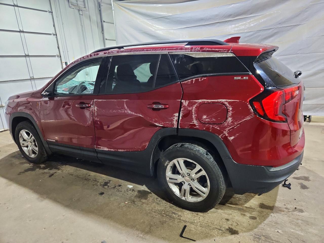 2018 Gmc Terrain Sle Maroon vin: 3GKALTEVXJL358345