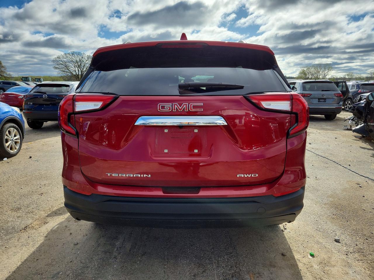 2022 Gmc Terrain Sle Burgundy vin: 3GKALTEVXNL126401