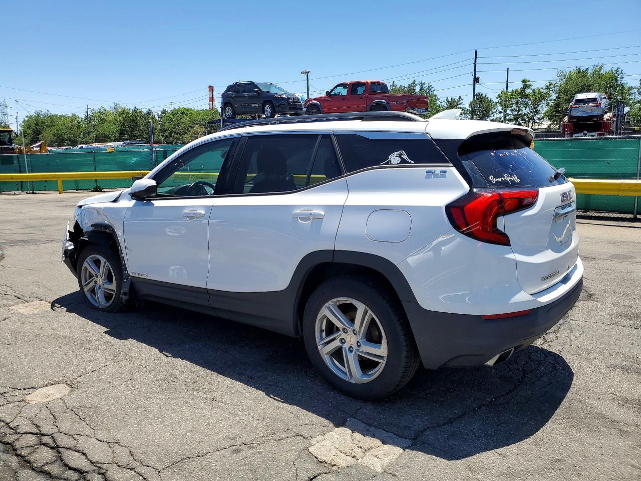2018 Gmc Terrain Sle White vin: 3GKALTEX0JL404993