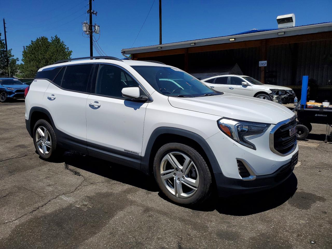 2018 Gmc Terrain Sle White vin: 3GKALTEX0JL404993