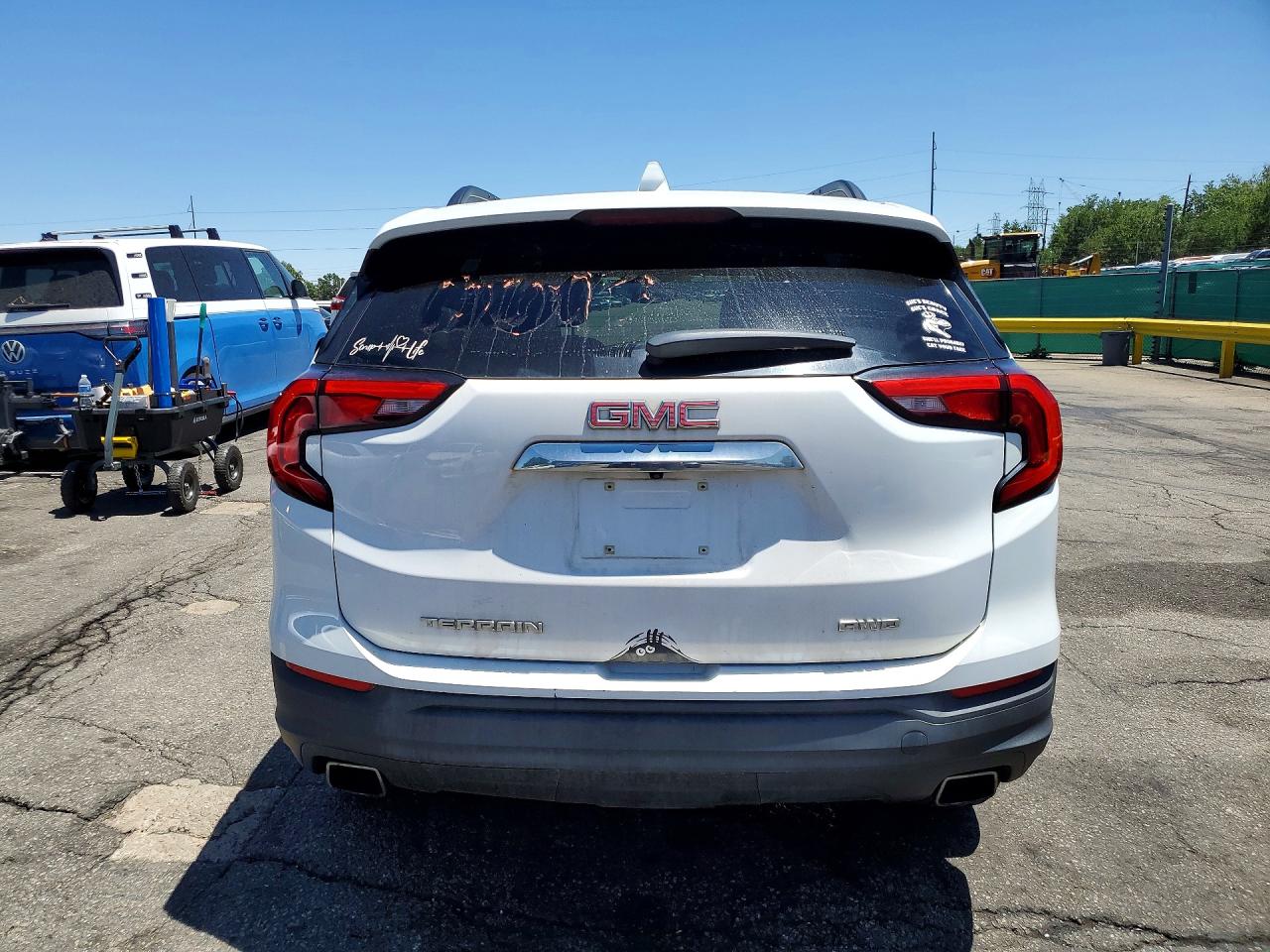 2018 Gmc Terrain Sle White vin: 3GKALTEX0JL404993