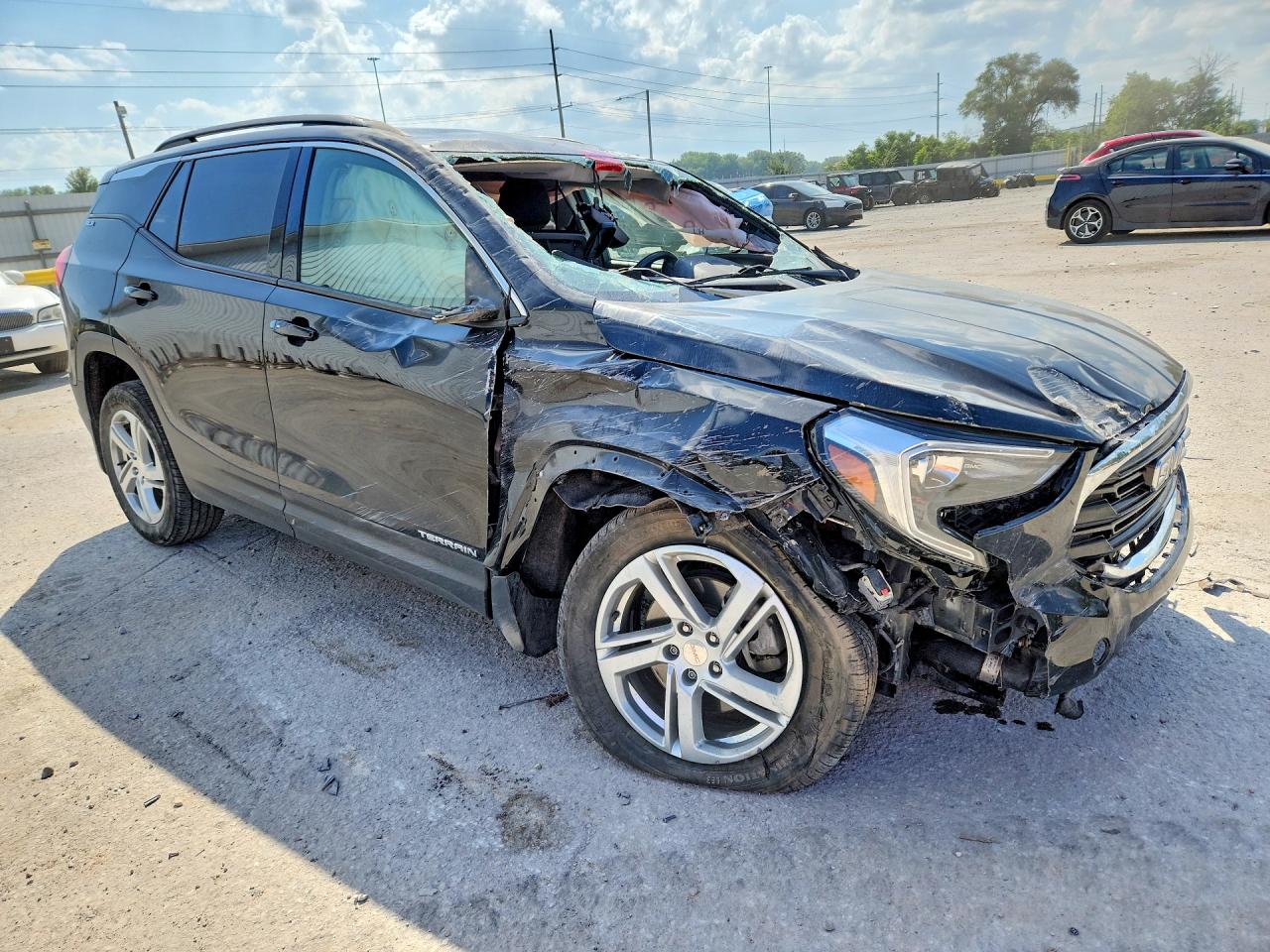 2018 Gmc Terrain Sle Black vin: 3GKALTEX2JL324353