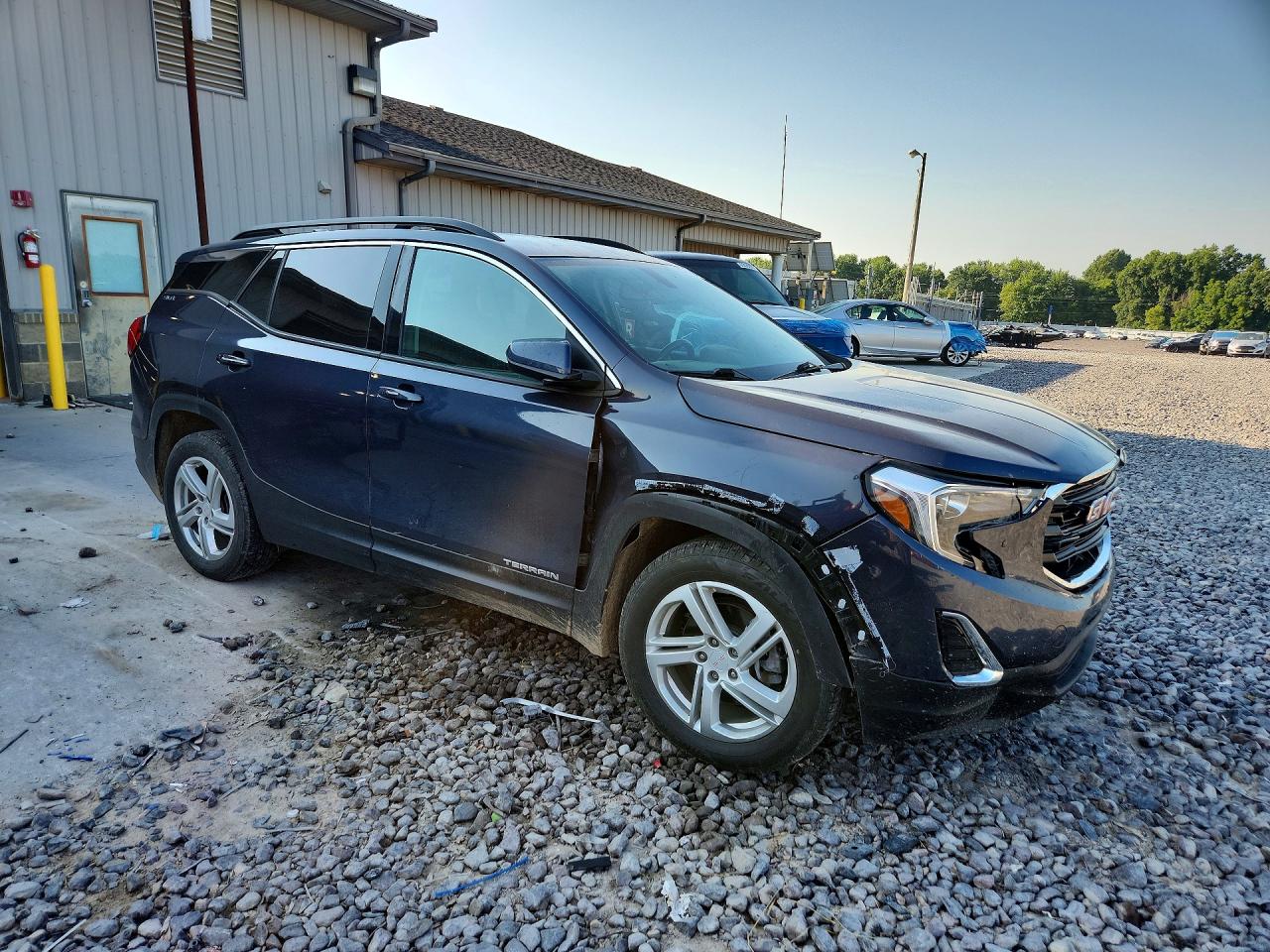 2018 Gmc Terrain Sle Blue vin: 3GKALTEX6JL133468