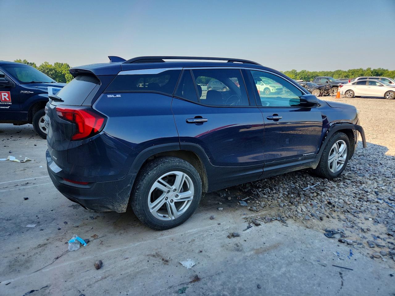 2018 Gmc Terrain Sle Blue vin: 3GKALTEX6JL133468
