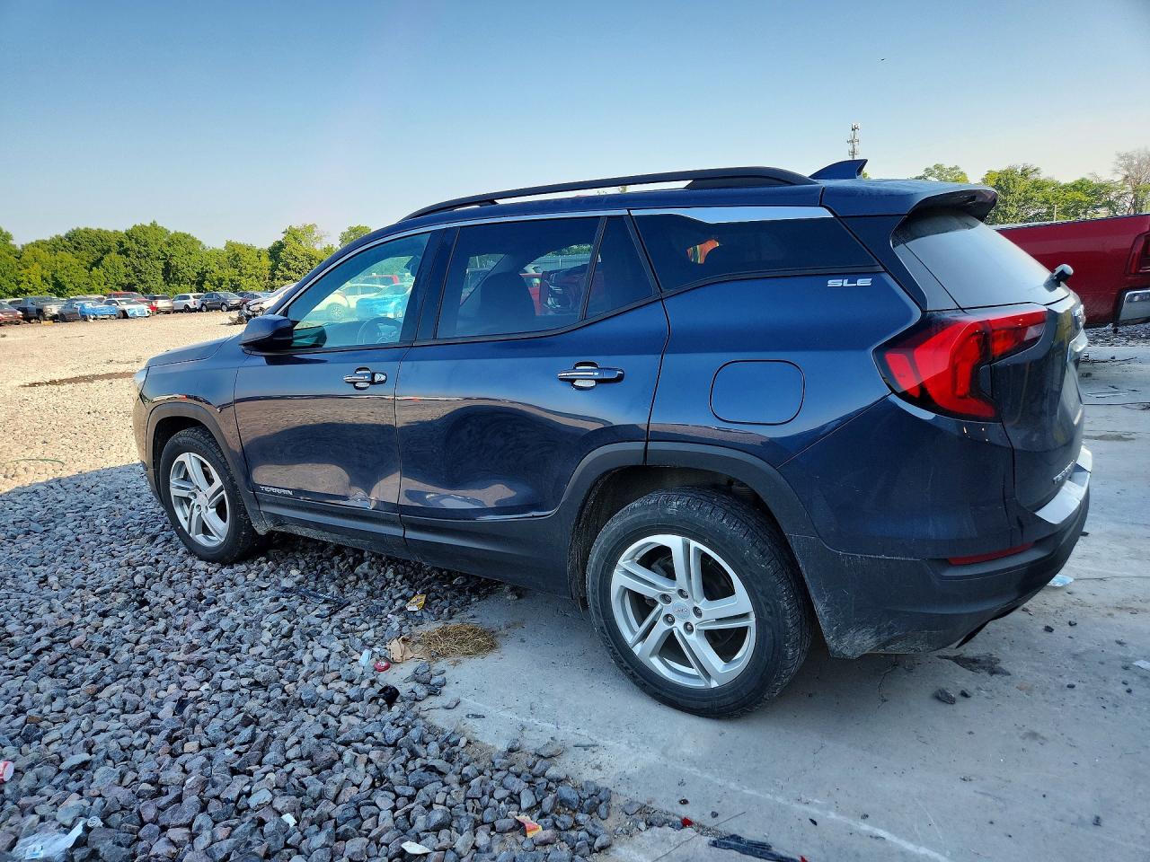 2018 Gmc Terrain Sle Blue vin: 3GKALTEX6JL133468