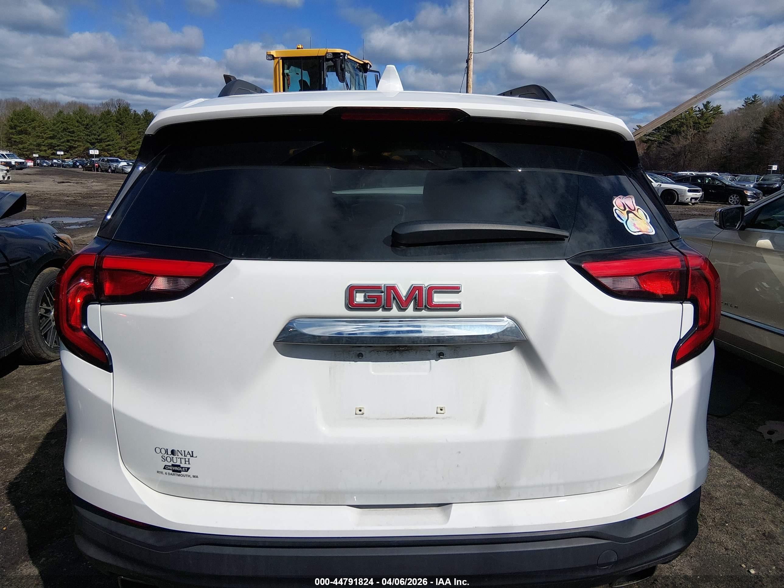 2018 Gmc Terrain Sle White vin: 3GKALTEX9JL133805