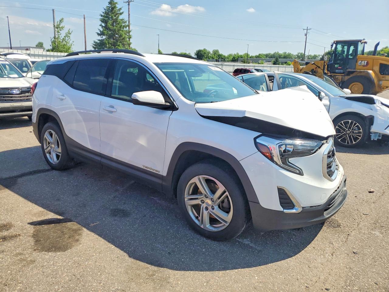 2018 Gmc Terrain Sle White vin: 3GKALTEXXJL144957