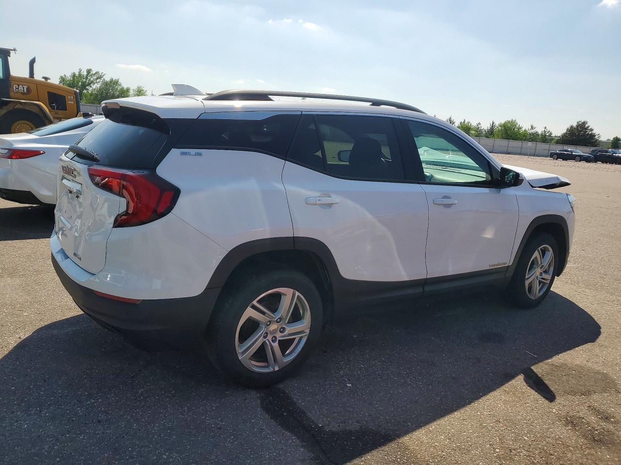 2018 Gmc Terrain Sle White vin: 3GKALTEXXJL144957