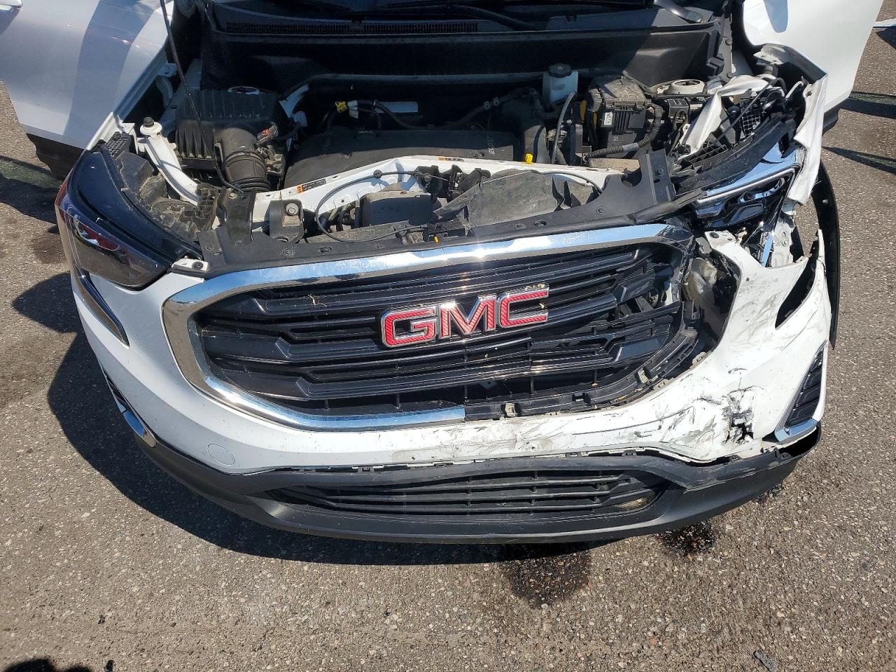 2018 Gmc Terrain Sle White vin: 3GKALTEXXJL144957