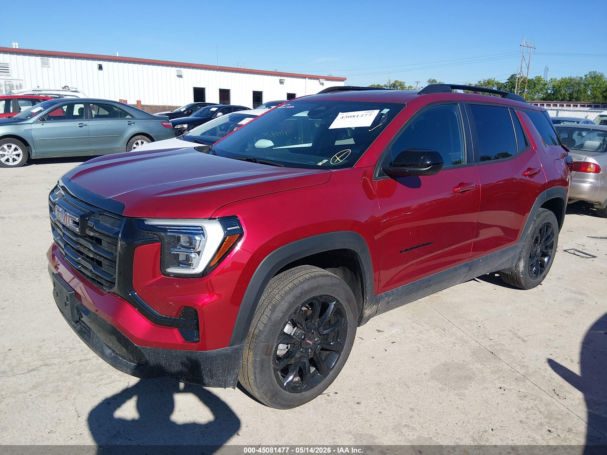 2025 Gmc Terrain Awd Elevation Red vin: 3GKALUEG7SL227432