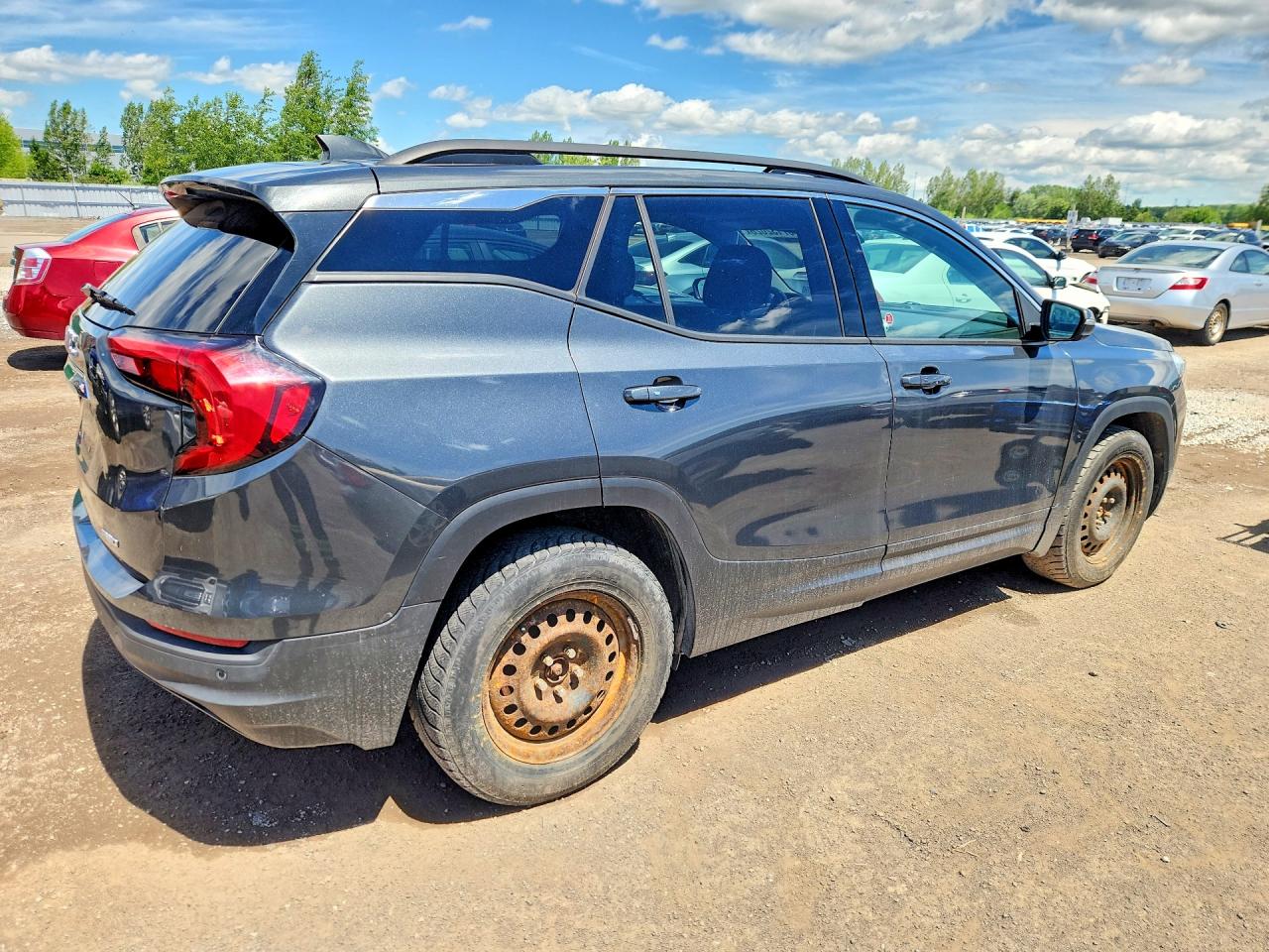 2018 Gmc Terrain Sle Gray vin: 3GKALUEU5JL231693