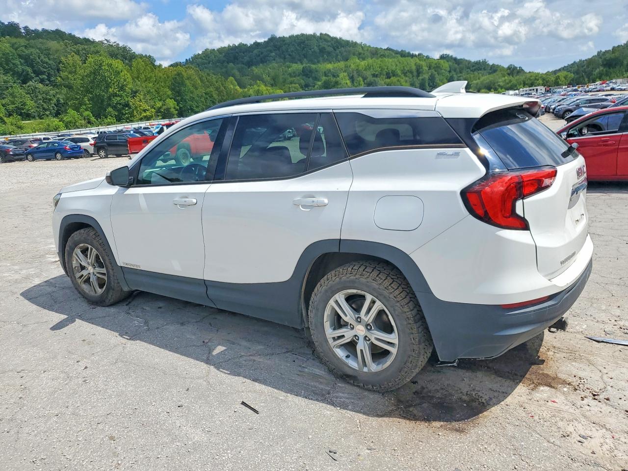 2019 Gmc Terrain Sle White vin: 3GKALUEU8KL293333
