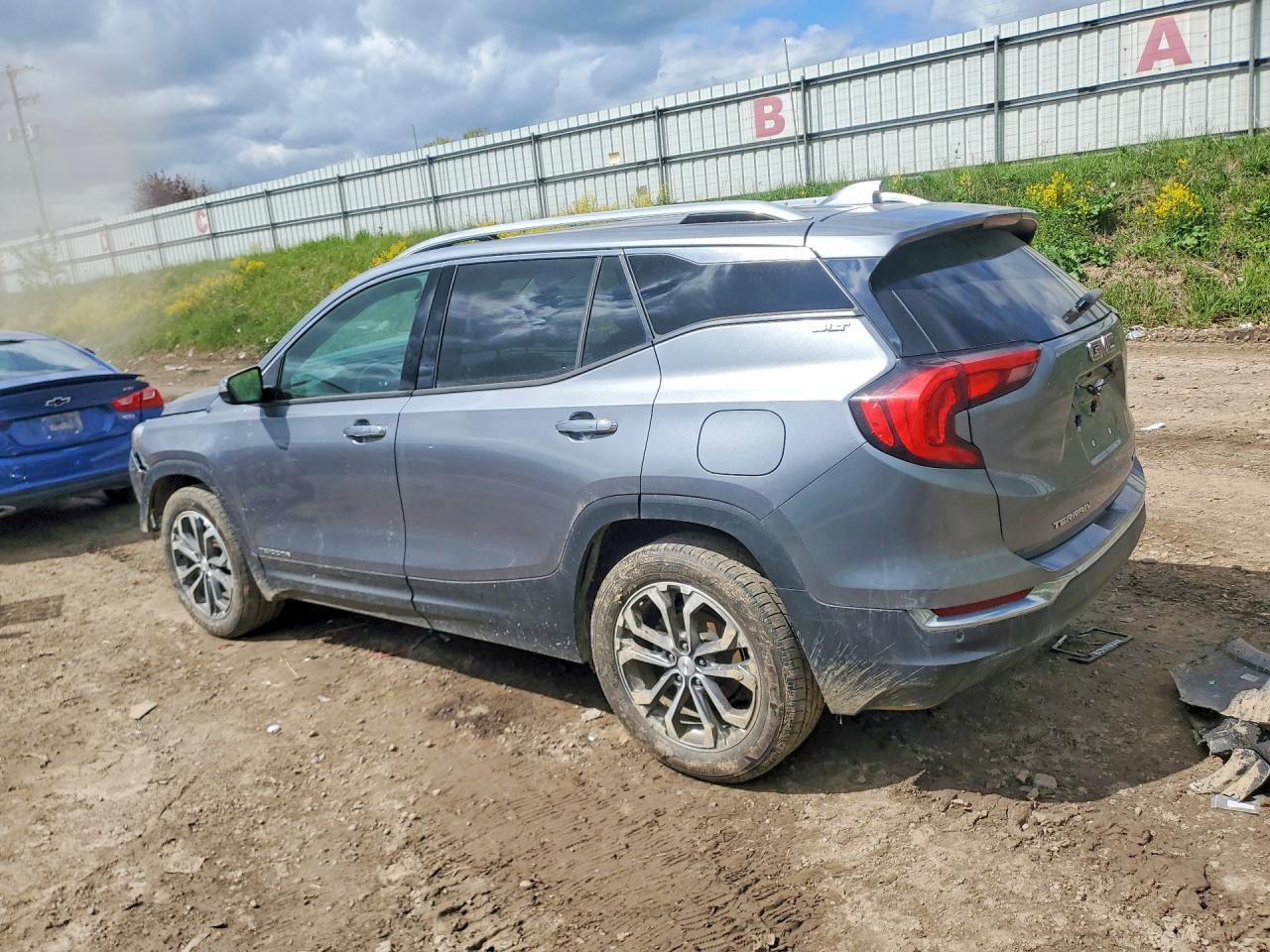 2019 Gmc Terrain Gray vin: 3GKALVEV0KL163951