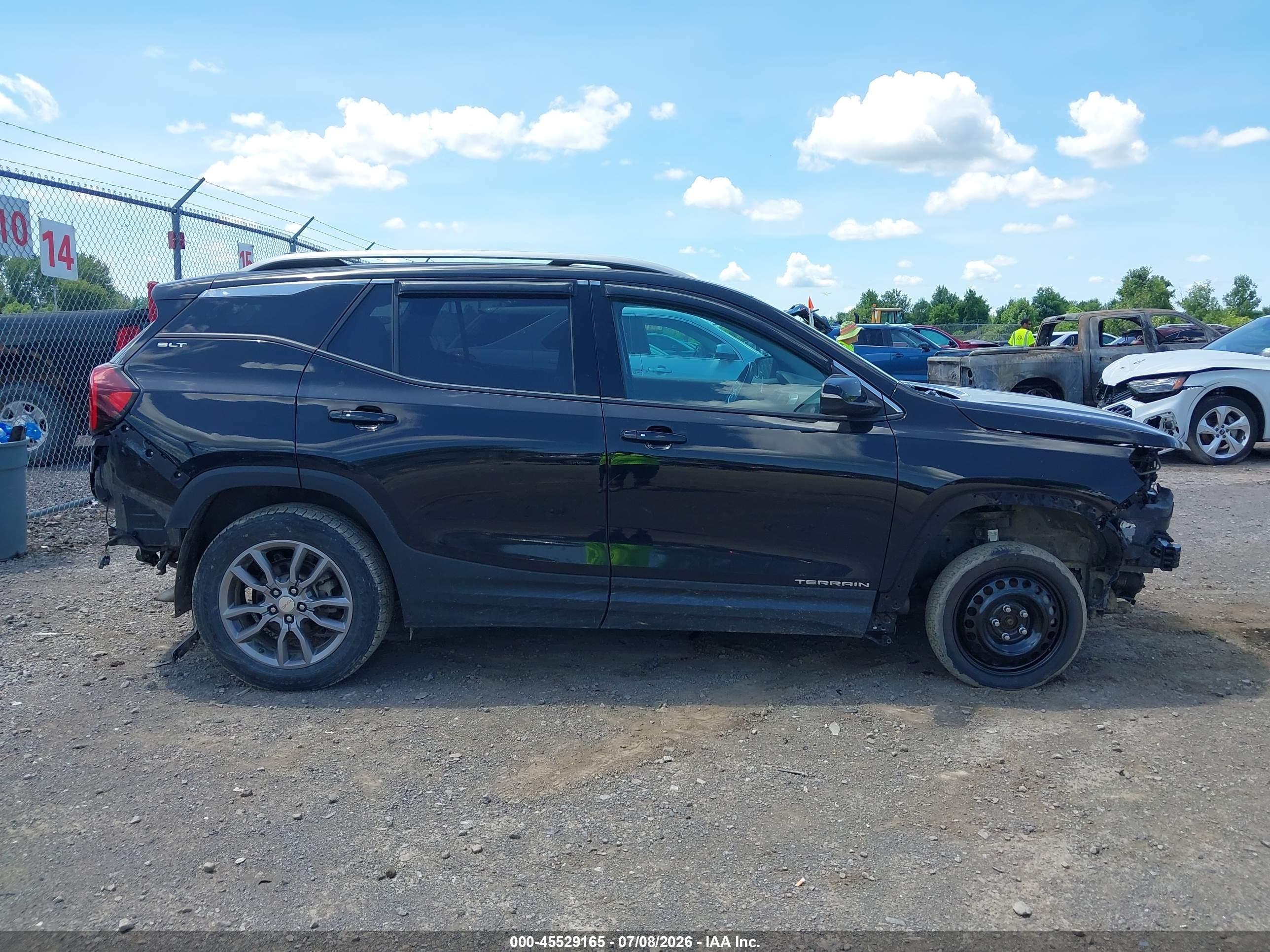 2022 Gmc Terrain Awd Slt Black vin: 3GKALVEV0NL115063