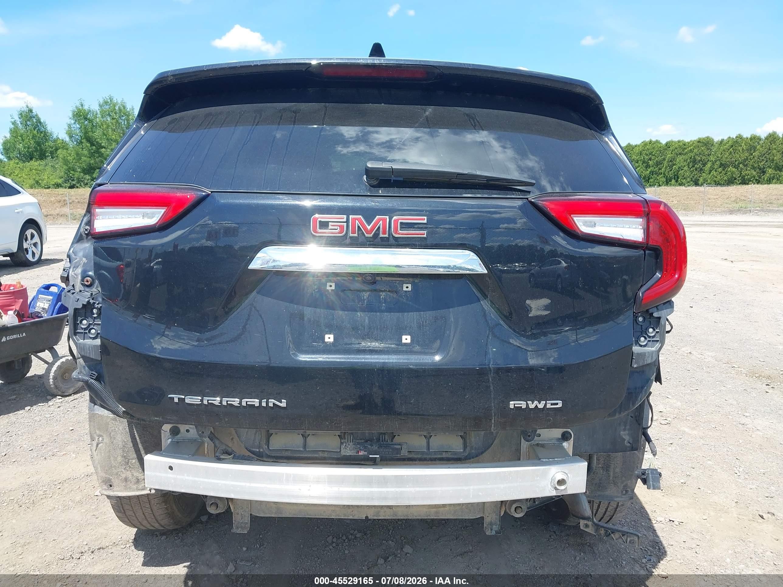 2022 Gmc Terrain Awd Slt Black vin: 3GKALVEV0NL115063