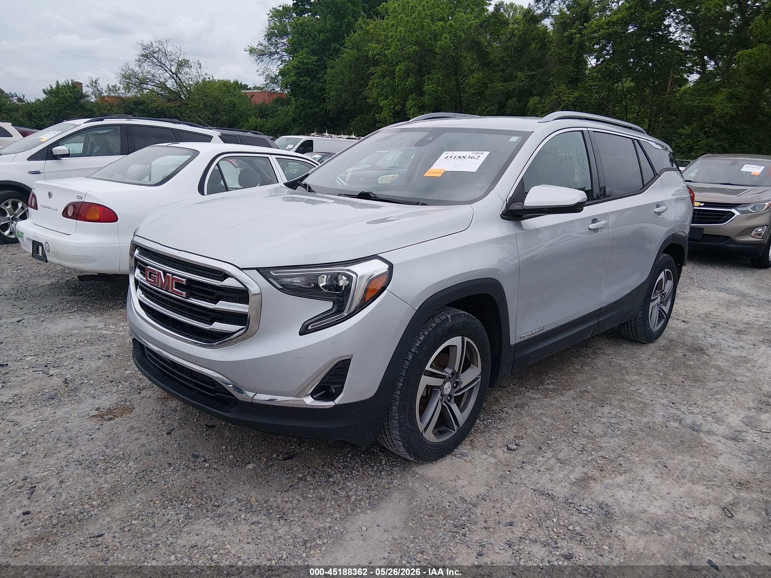 2018 Gmc Terrain Slt Silver vin: 3GKALVEV1JL252569