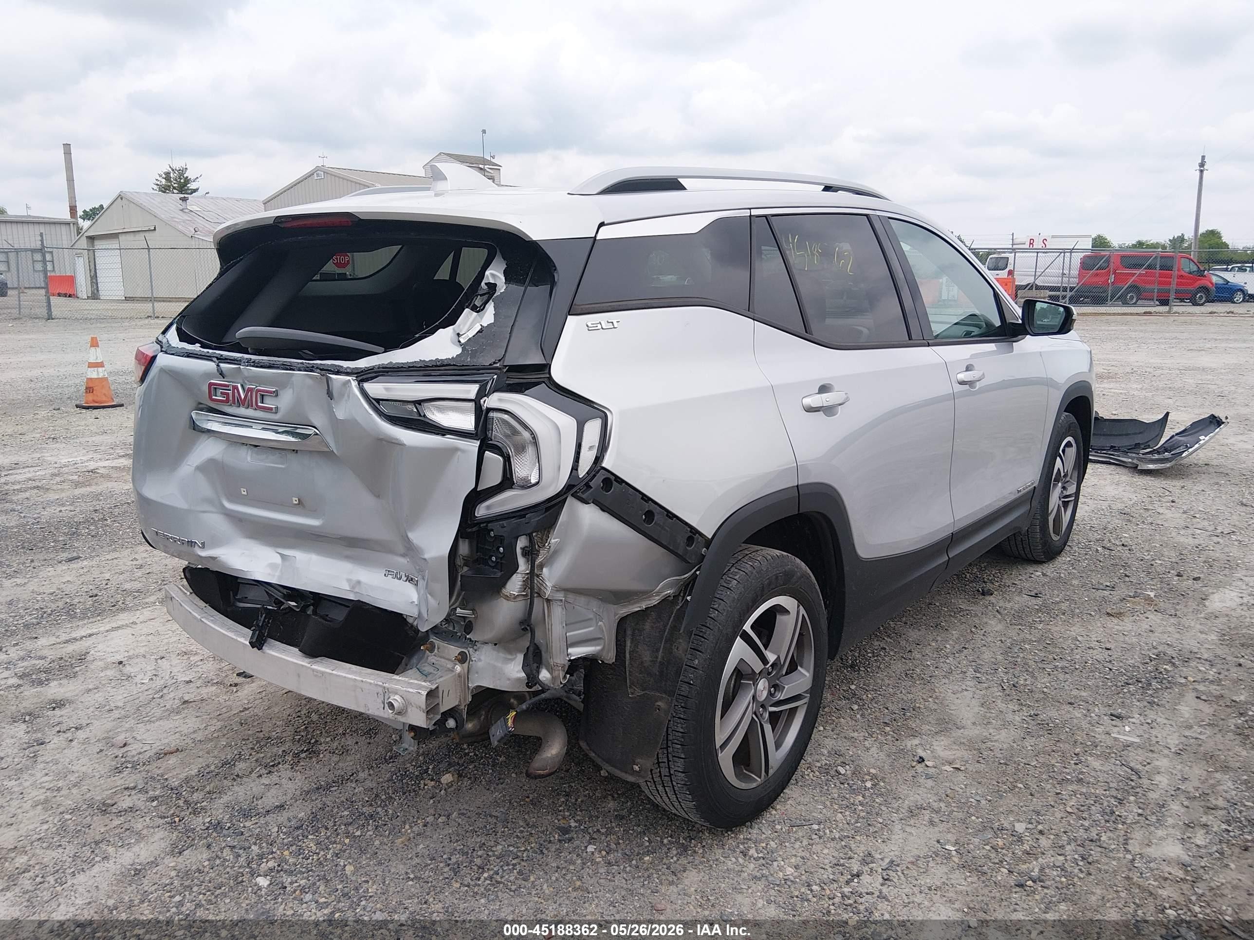 2018 Gmc Terrain Slt Silver vin: 3GKALVEV1JL252569
