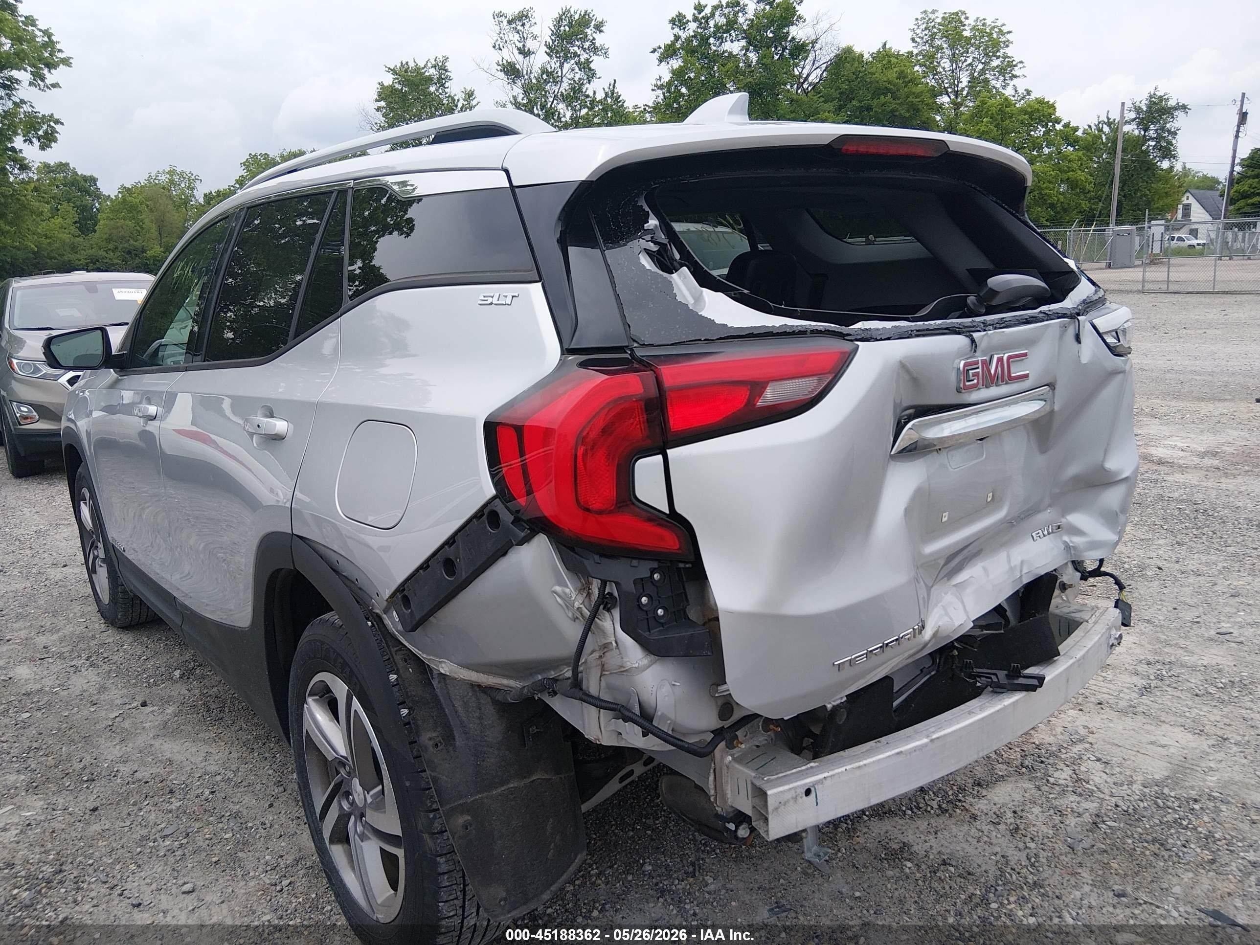 2018 Gmc Terrain Slt Silver vin: 3GKALVEV1JL252569