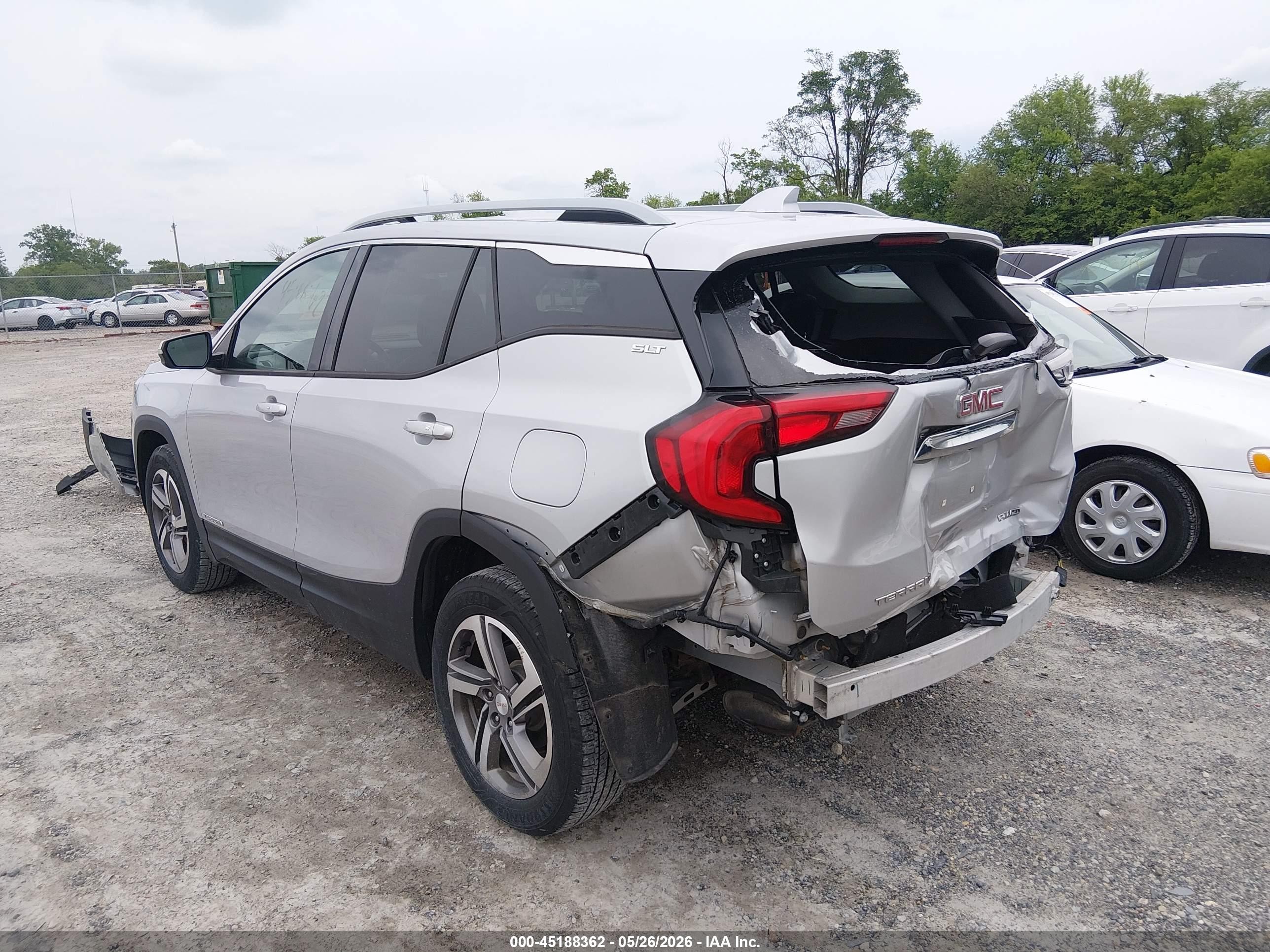 2018 Gmc Terrain Slt Silver vin: 3GKALVEV1JL252569