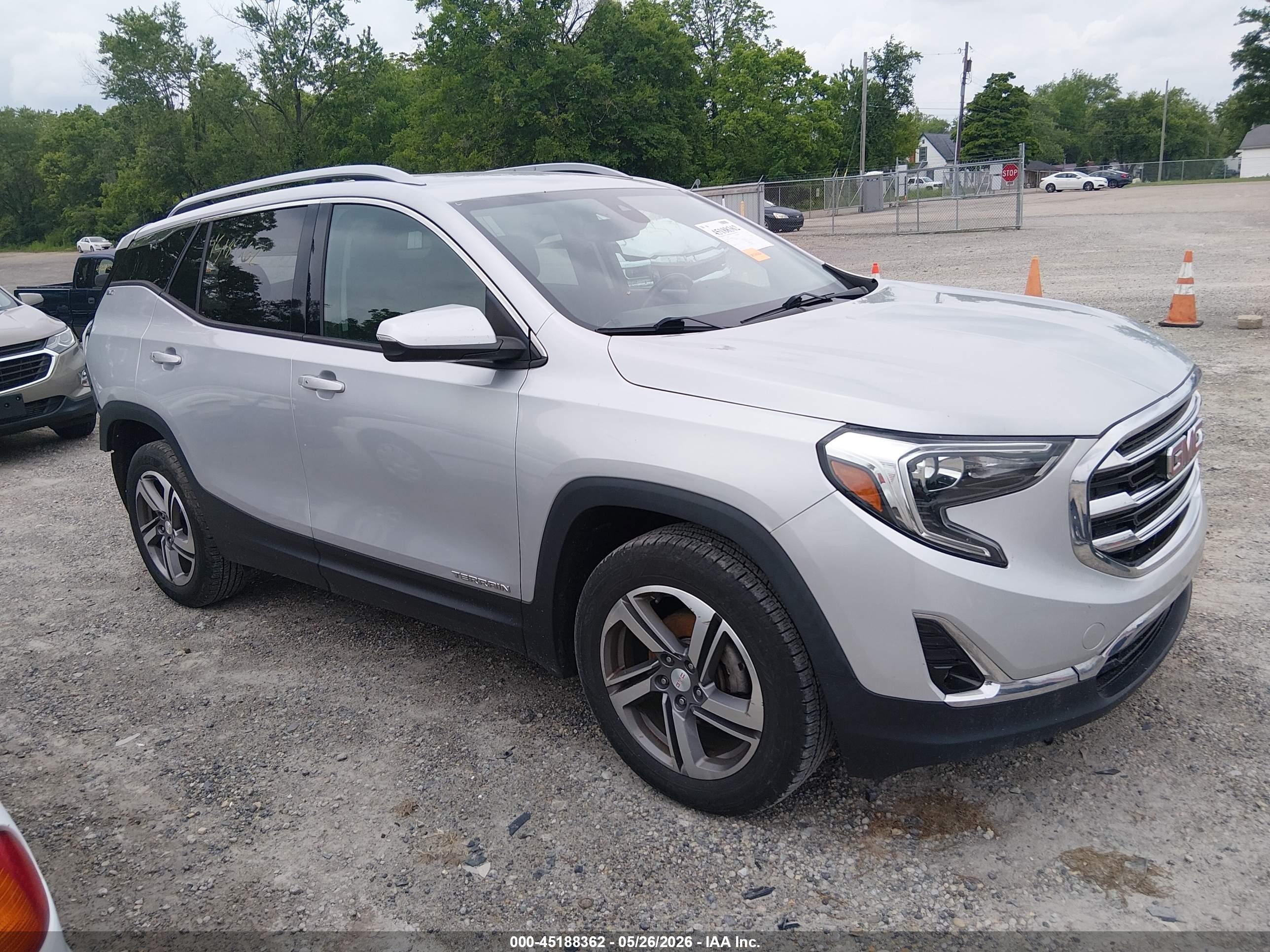 2018 Gmc Terrain Slt Silver vin: 3GKALVEV1JL252569