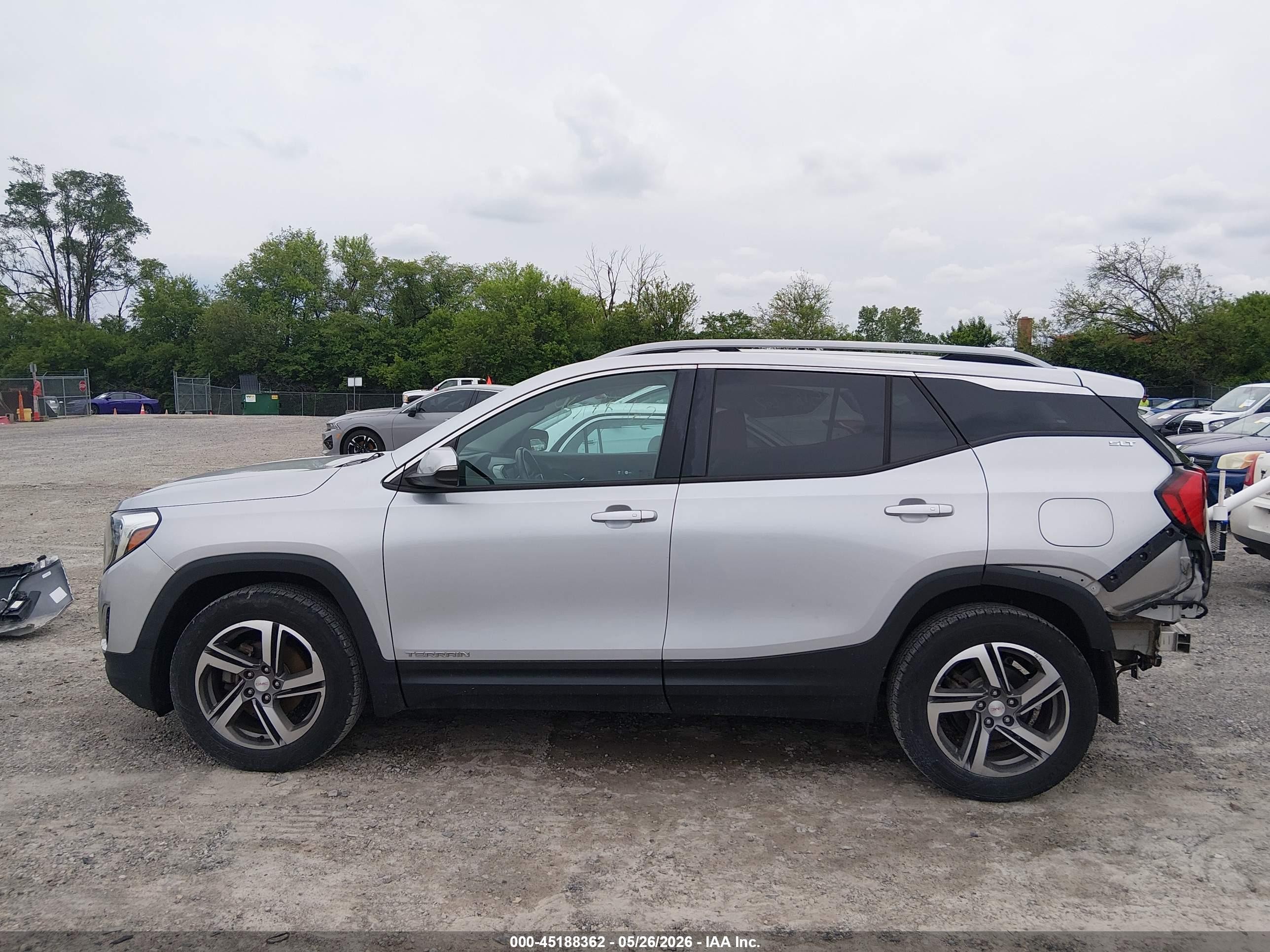 2018 Gmc Terrain Slt Silver vin: 3GKALVEV1JL252569