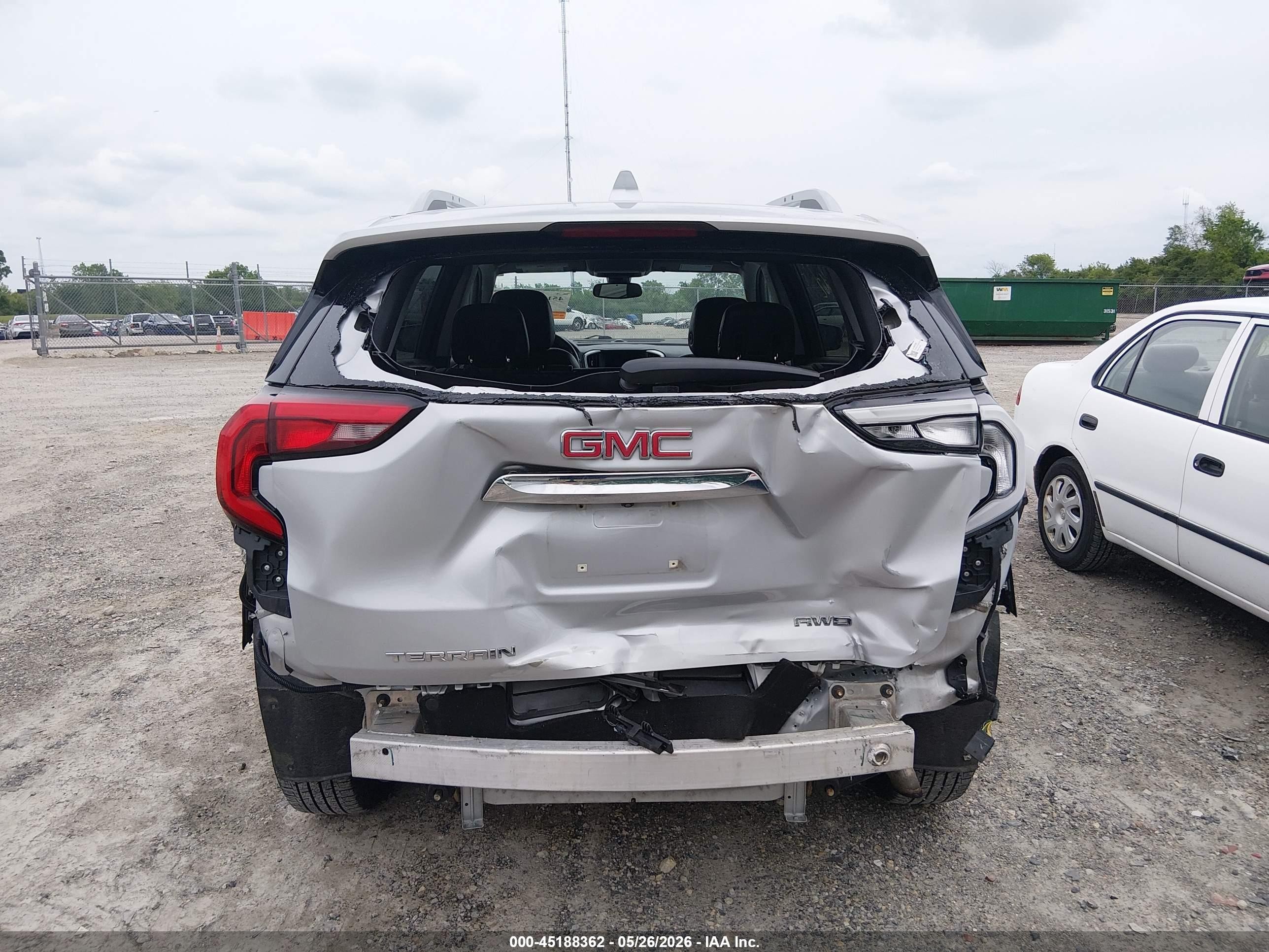 2018 Gmc Terrain Slt Silver vin: 3GKALVEV1JL252569