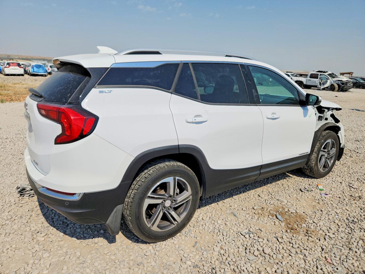 2019 Gmc Terrain Slt White vin: 3GKALVEV1KL231156