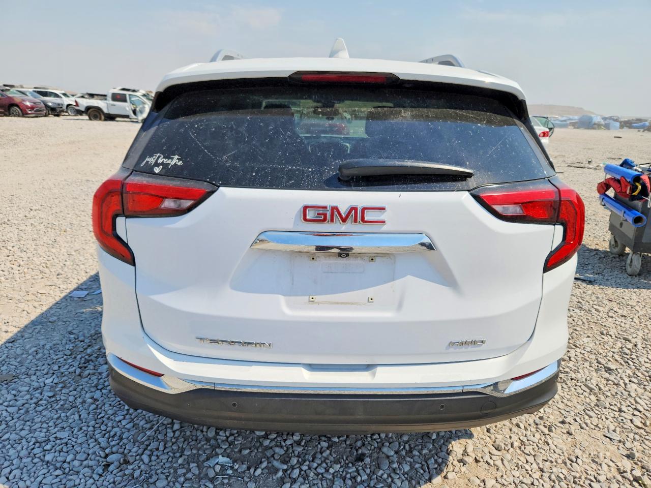2019 Gmc Terrain Slt White vin: 3GKALVEV1KL231156