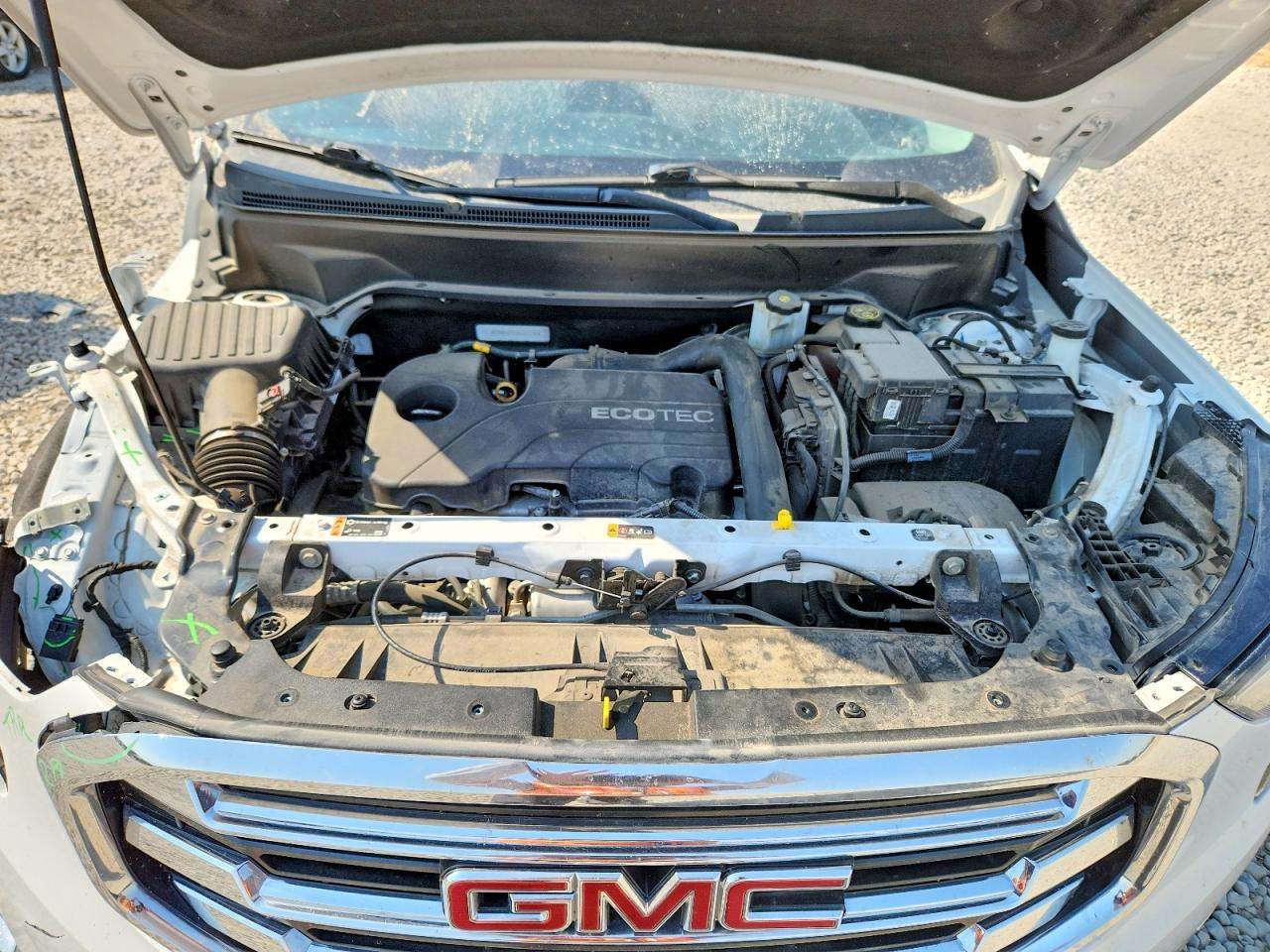 2019 Gmc Terrain Slt White vin: 3GKALVEV1KL231156