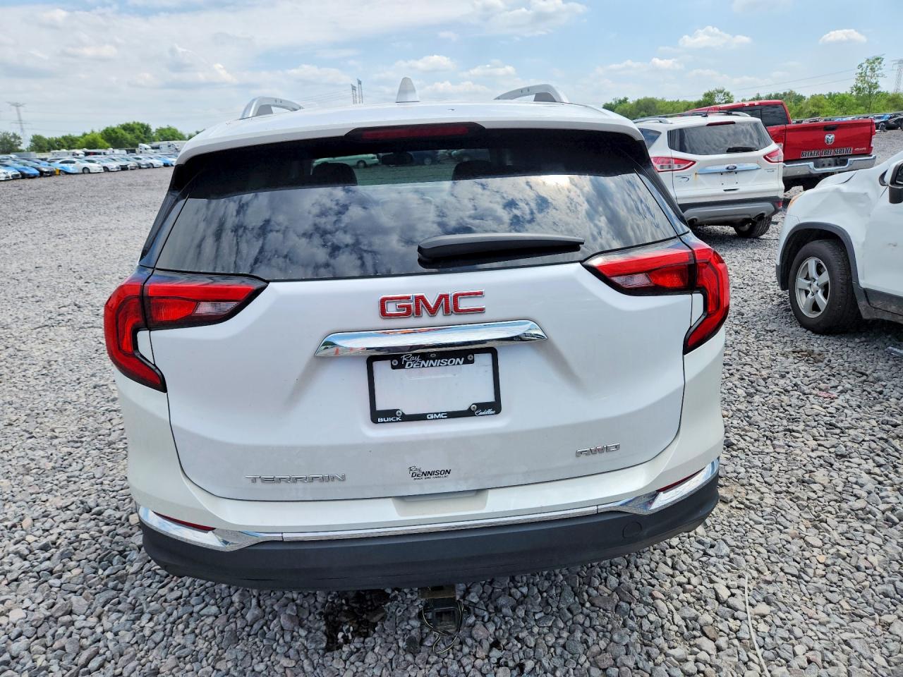 2020 Gmc Terrain Slt White vin: 3GKALVEV1LL197091