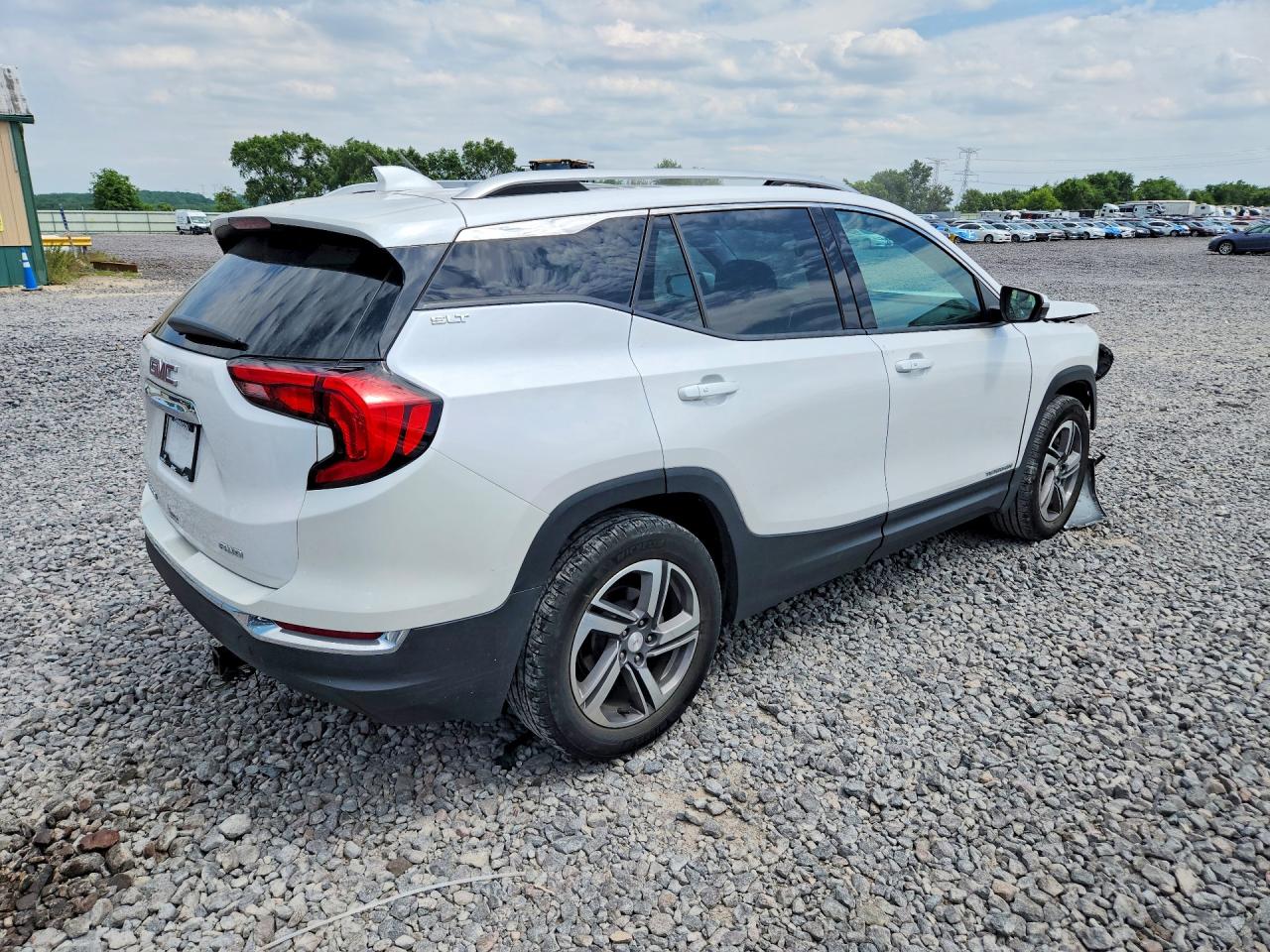 2020 Gmc Terrain Slt White vin: 3GKALVEV1LL197091