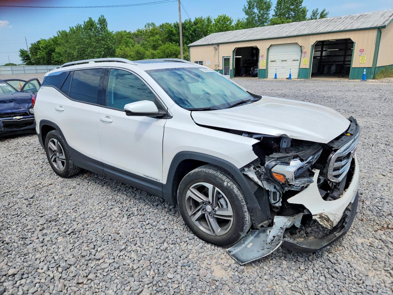 2020 Gmc Terrain Slt White vin: 3GKALVEV1LL197091