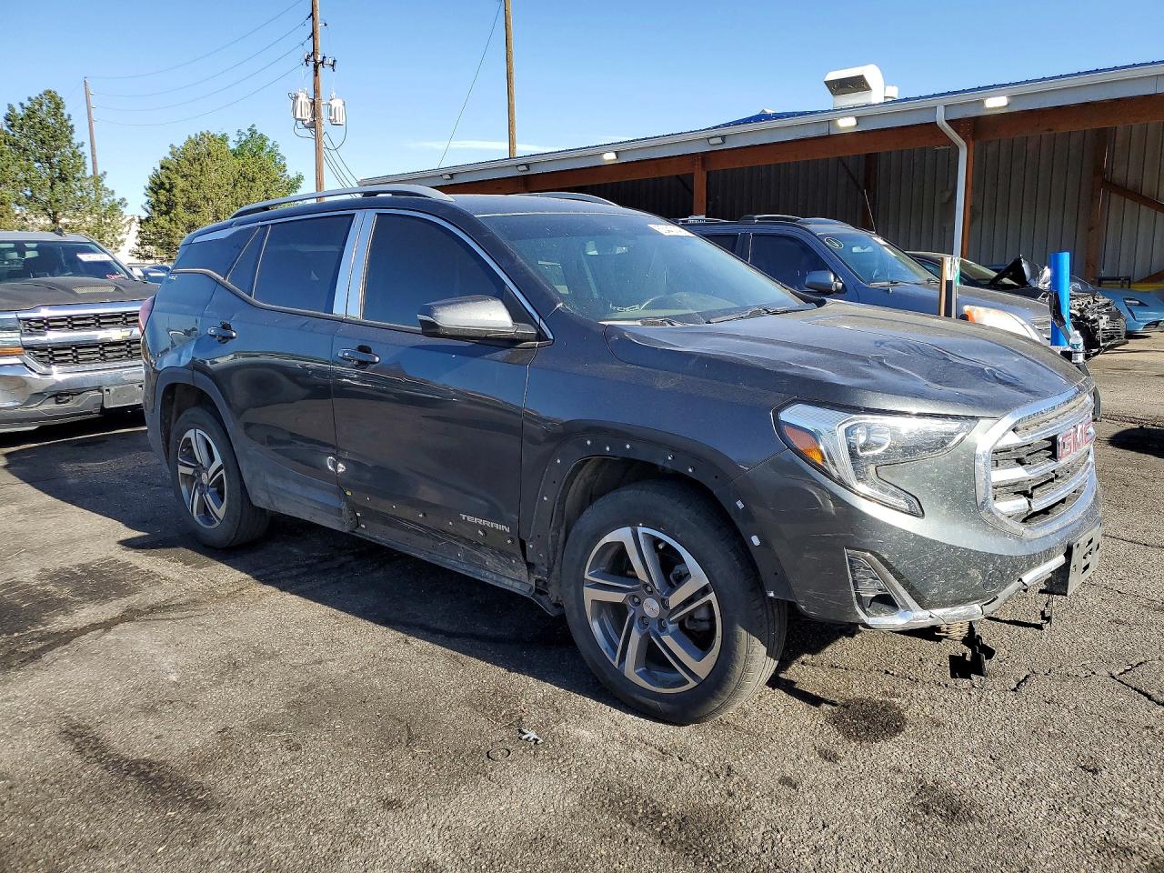 2019 Gmc Terrain Slt Gray vin: 3GKALVEV2KL320122