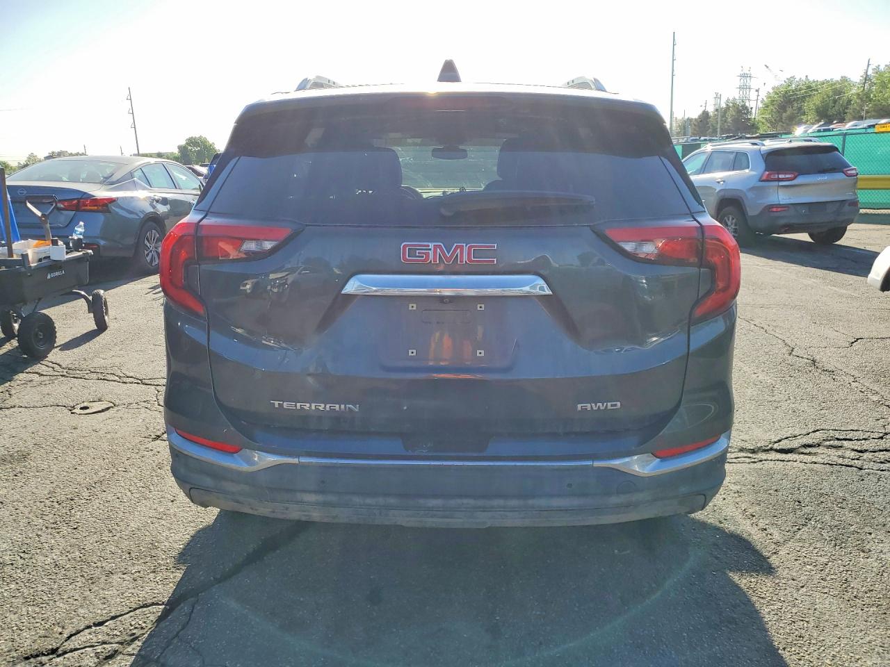 2019 Gmc Terrain Slt Gray vin: 3GKALVEV2KL320122