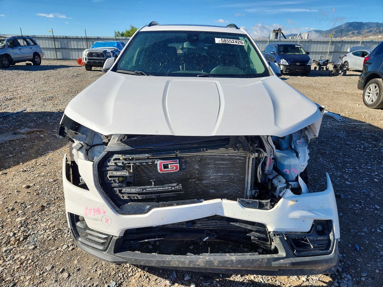 2022 Gmc Terrain Slt White vin: 3GKALVEV2NL270195