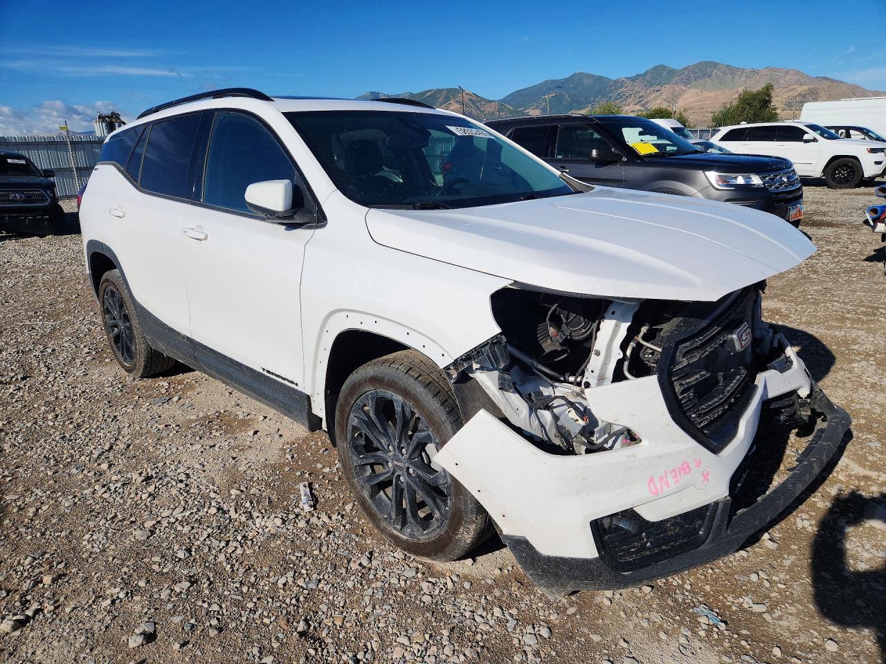 2022 Gmc Terrain Slt White vin: 3GKALVEV2NL270195