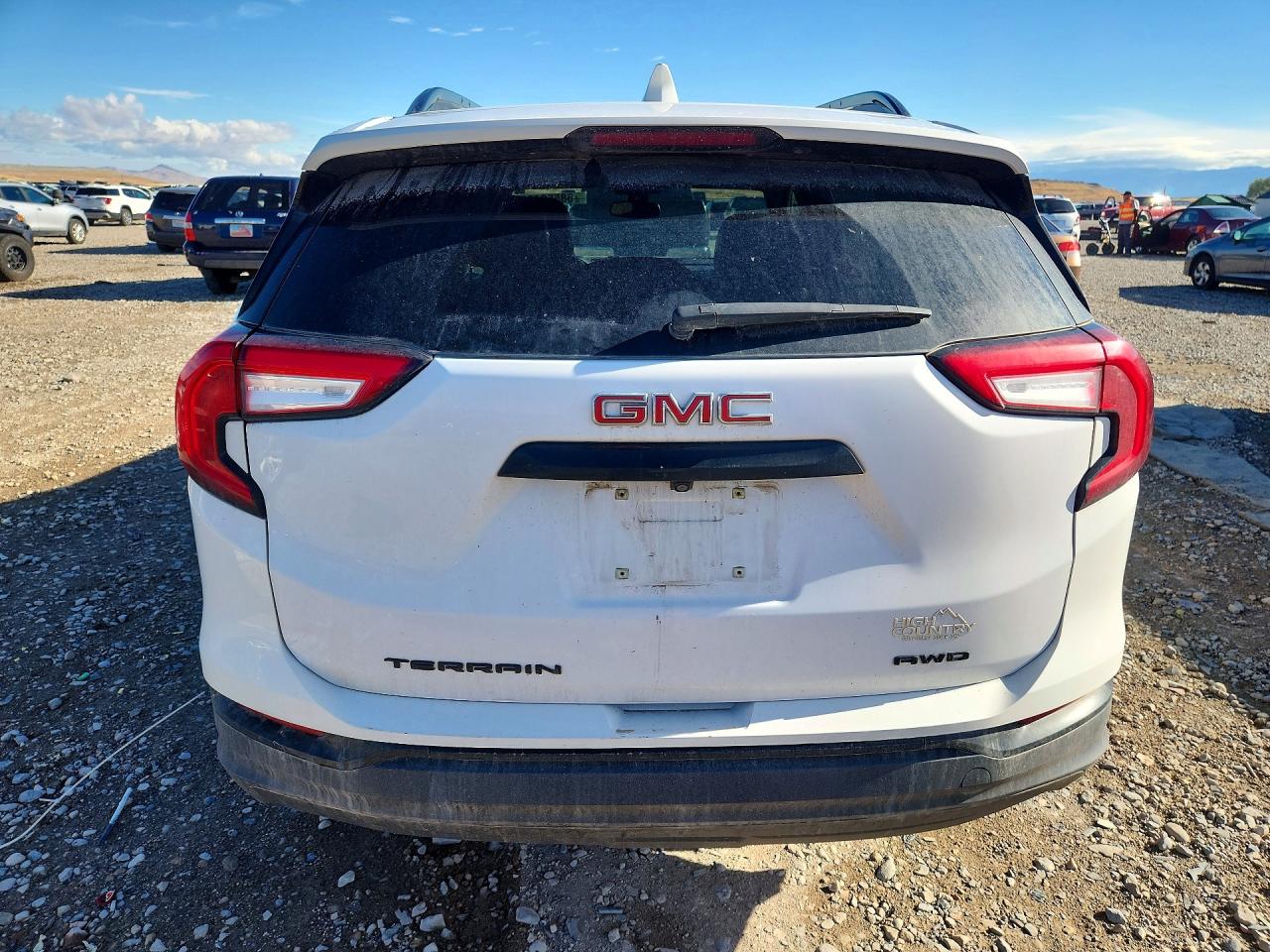 2022 Gmc Terrain Slt White vin: 3GKALVEV2NL270195